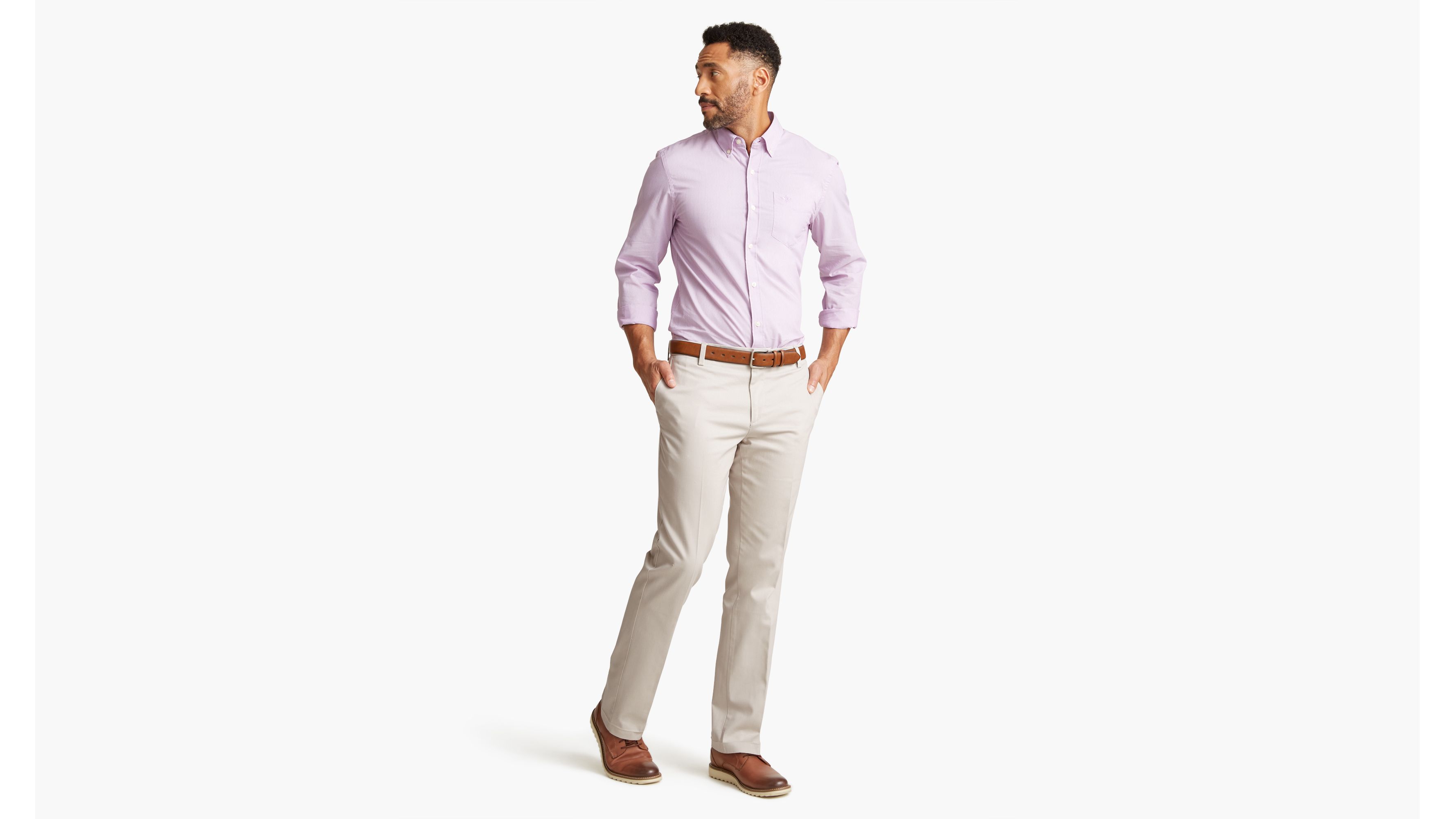 best shirt for khaki pants