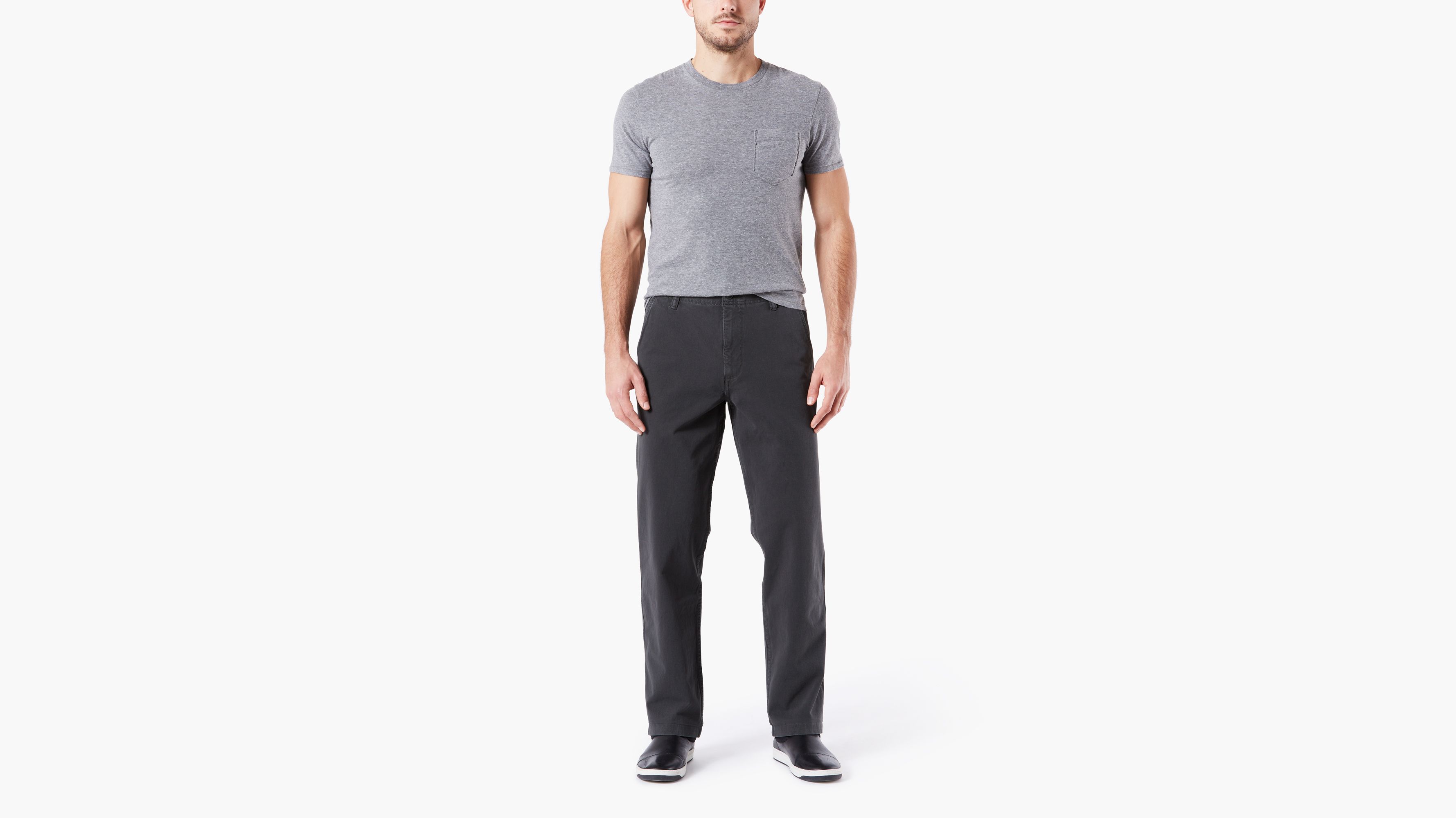 dockers downtime khaki slim tapered