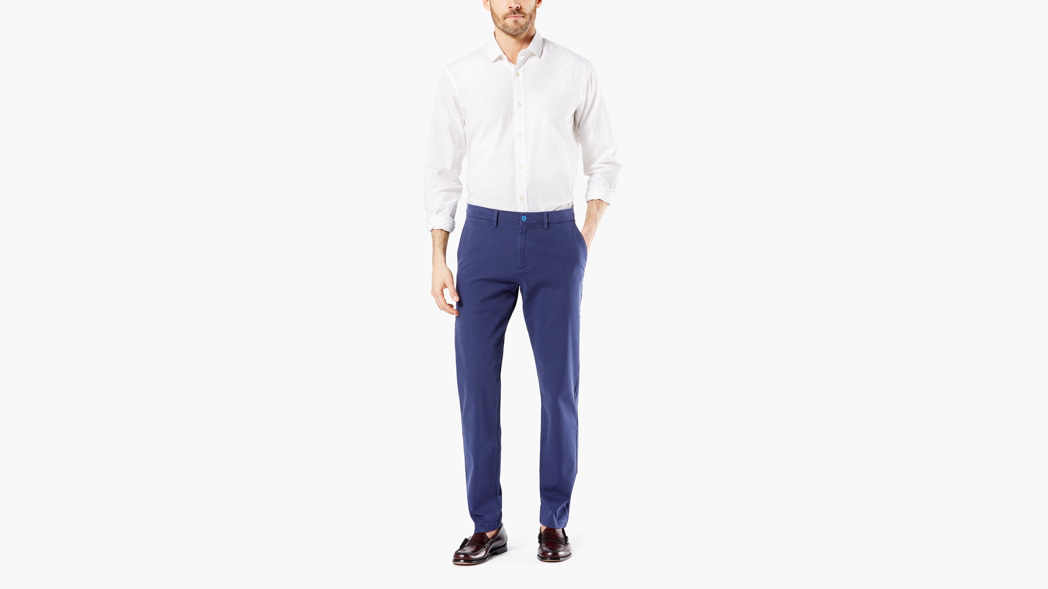 Navy Blue Pants - Men's Blue Pants, Dress Pants & Khakis | Dockers® US