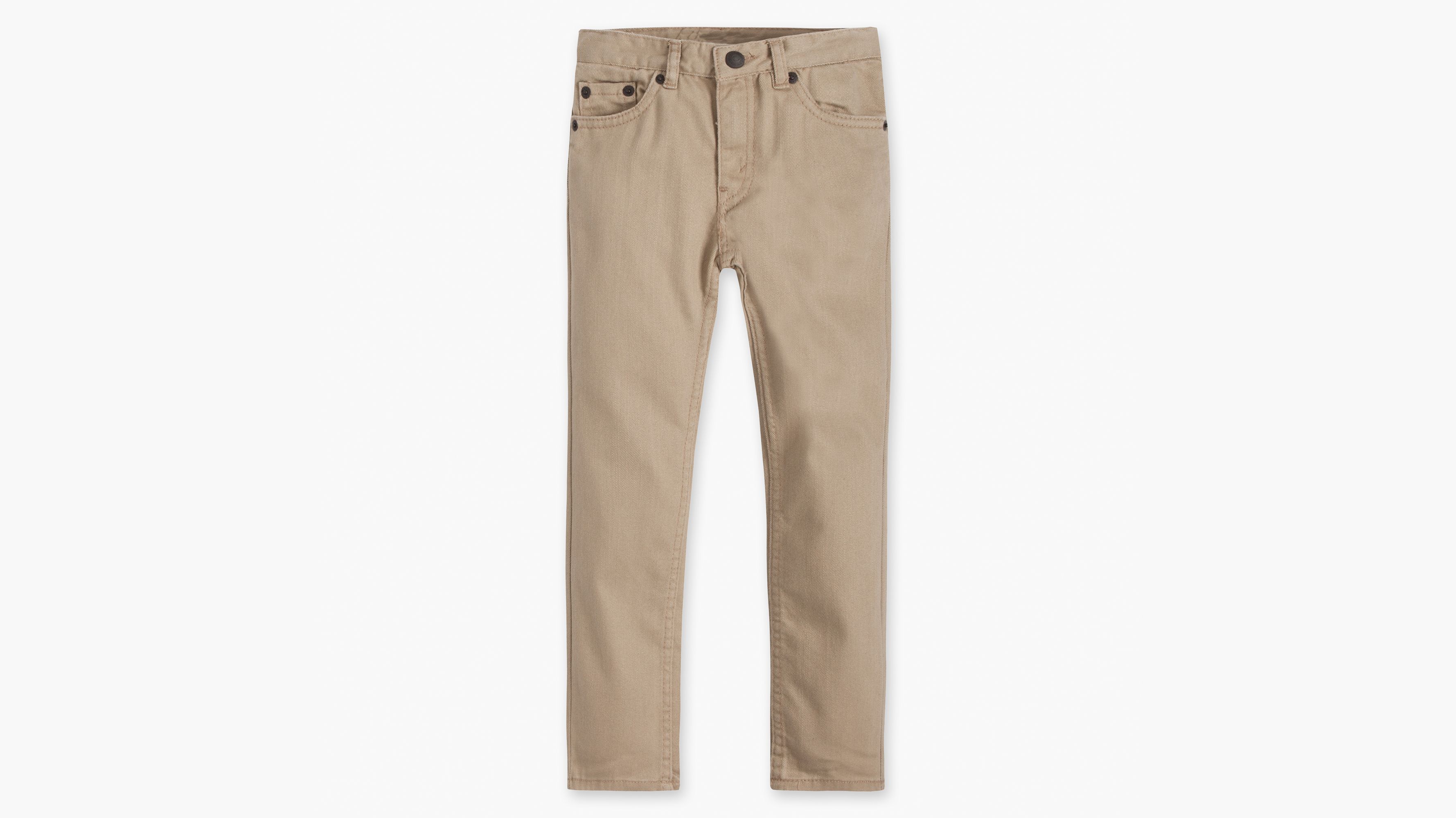 Defacto kids boy slim fit textured denim jeans khaki | Brands For Less