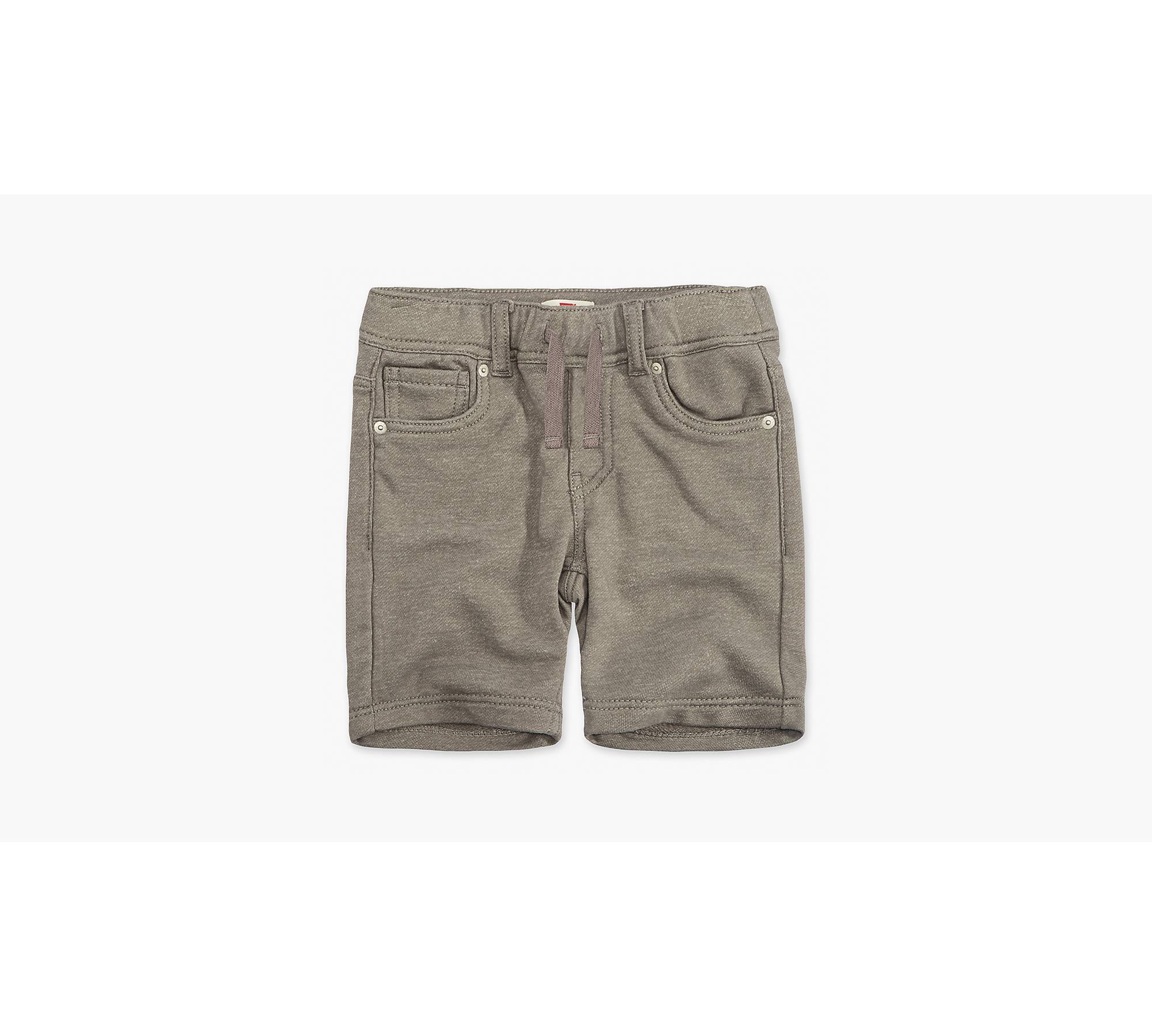 Little Boys 4-7x Knit Jogger Shorts 1