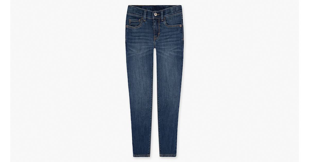 Little Girls 4-6x 710 Super Skinny Back Pocket Jeans - Medium Wash ...