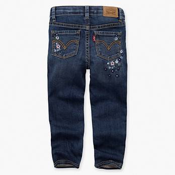 710 Super Skinny Back Pocket Toddler Girls Jeans 2T-4T 2