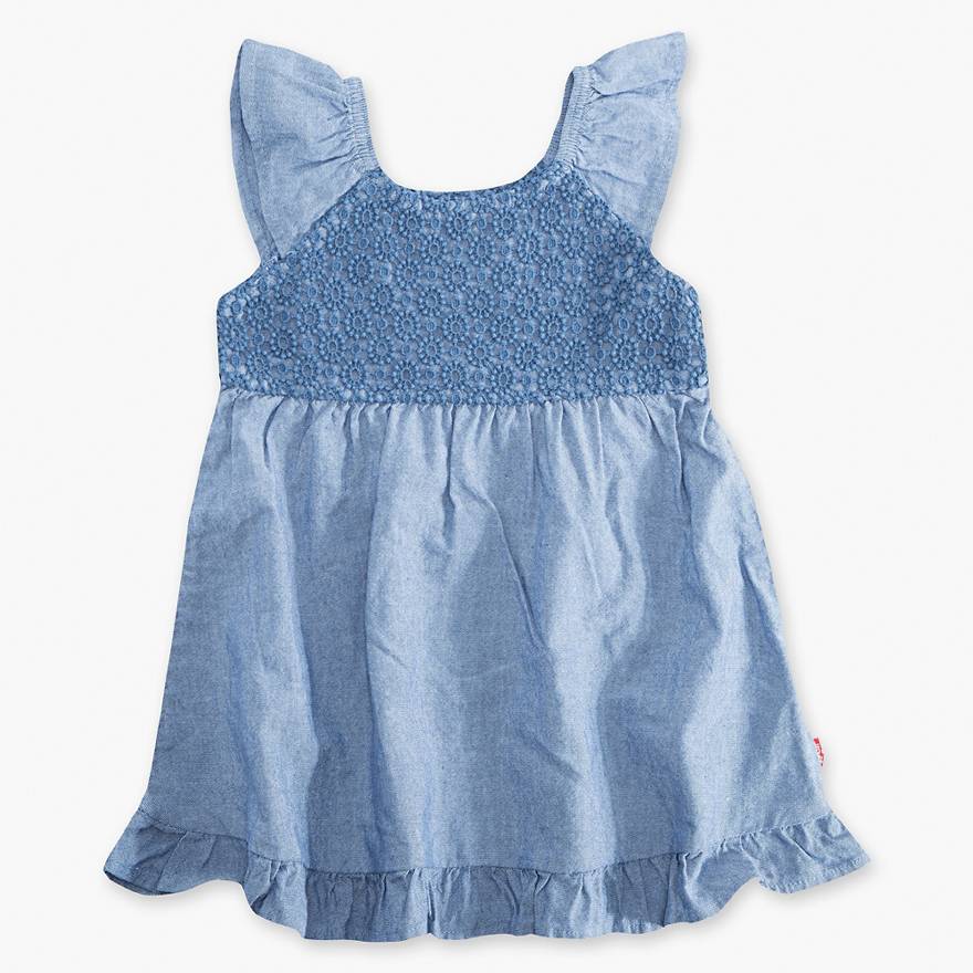 Baby 0-12M Lace Ruffle Dress 1
