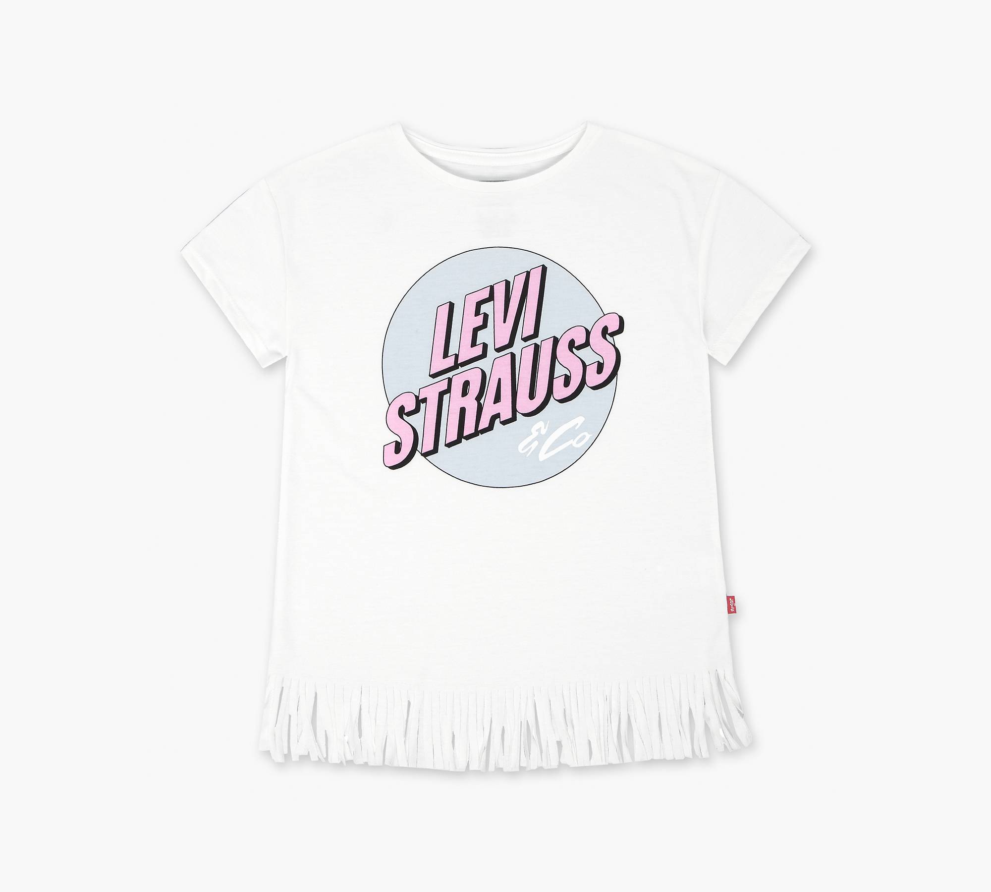 Girls 7-16 Levi’s® Fringe Knit Tee Shirt 1
