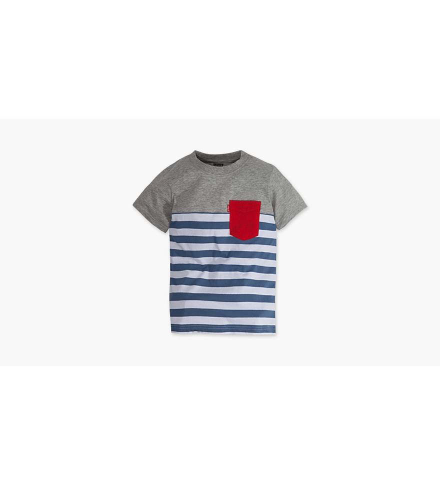 Boys 8-20 Striped Blocked Sunset Pocket Tee Shirt - Multi-color | Levi ...