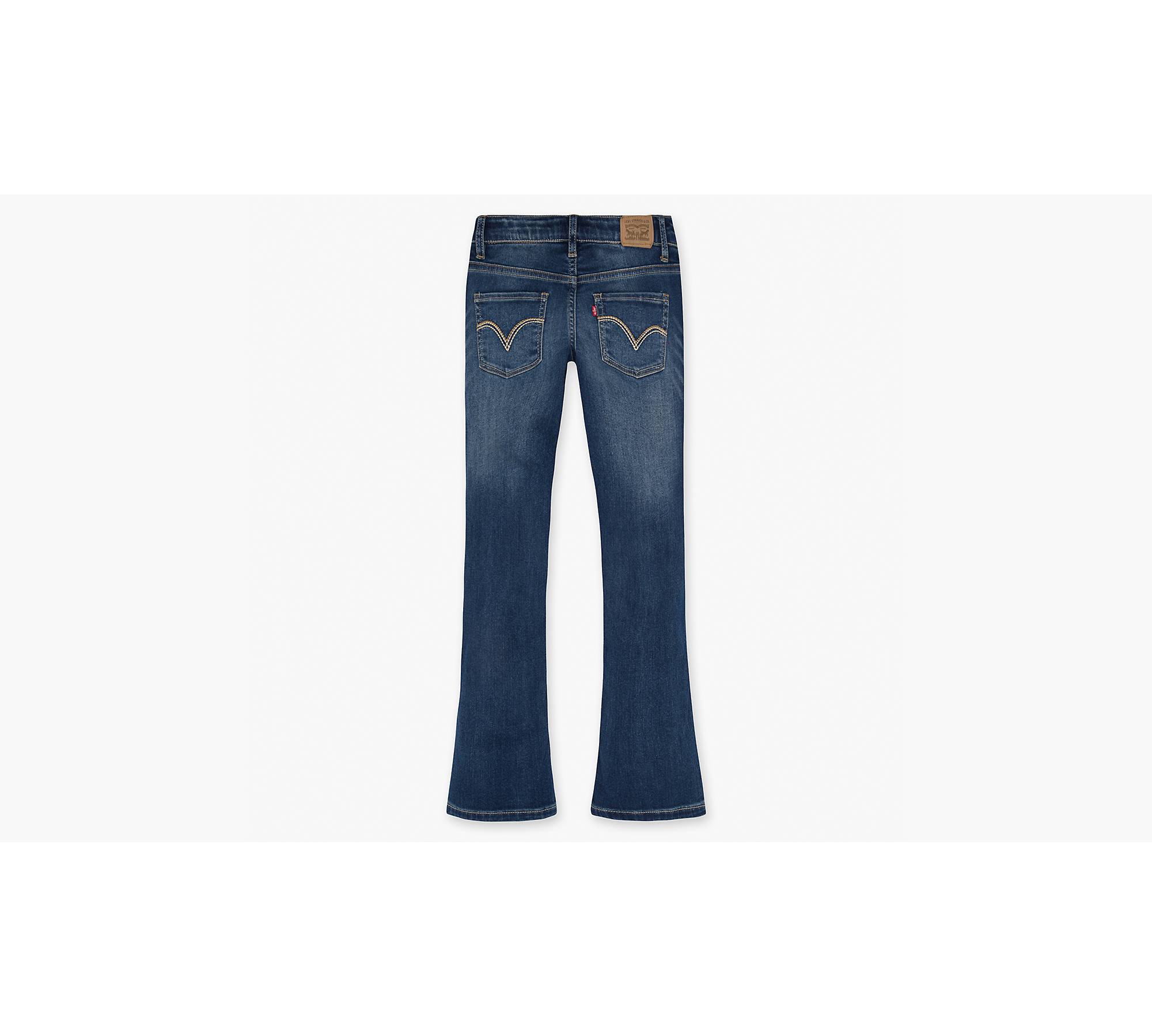 Crop Bootcut Big Girls Jeans 7-16 - Medium Wash