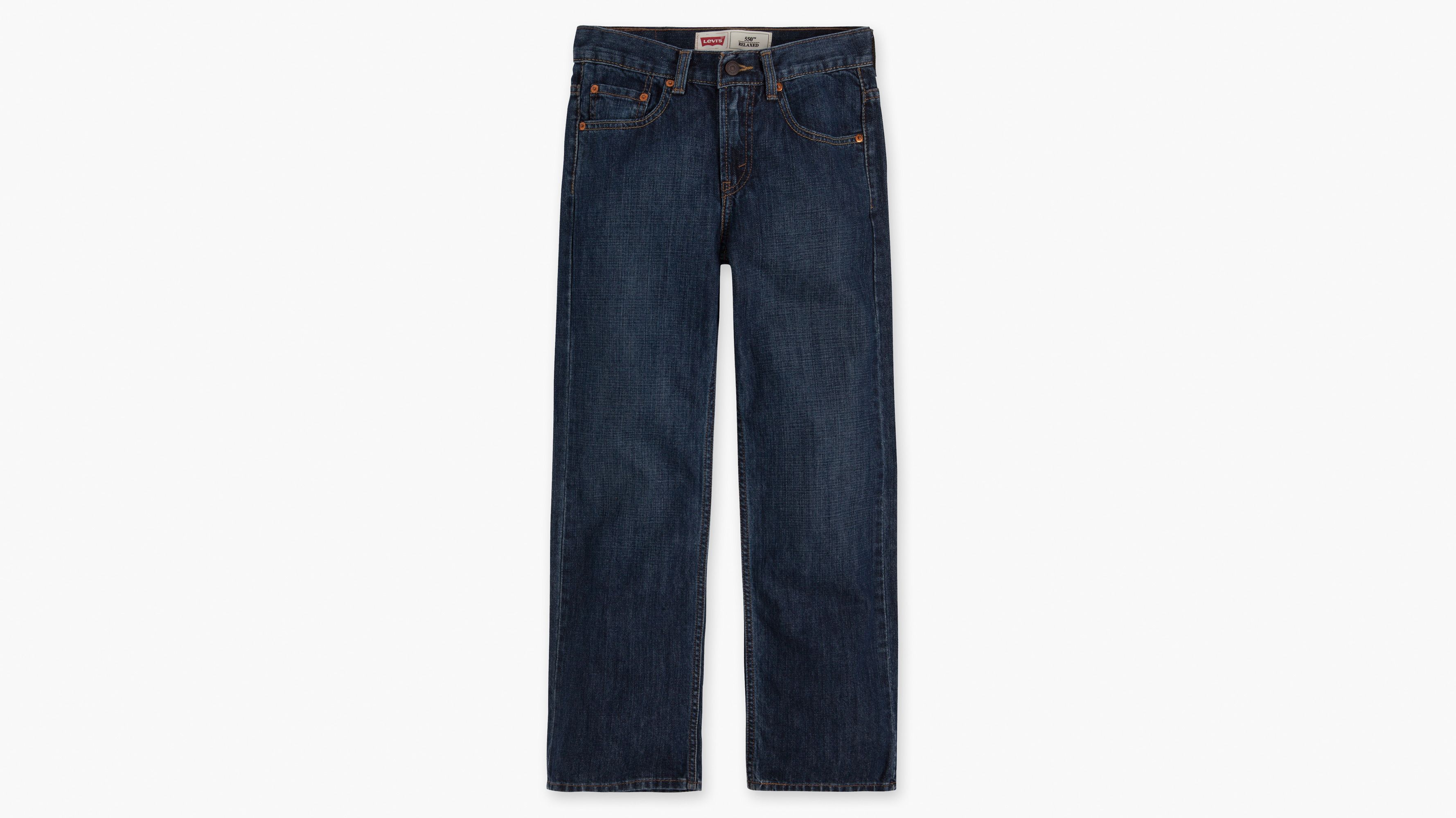 Boys (8-20) 550™ Relaxed Fit Jeans (Husky) | Dark Crosshatch | Levi's® US