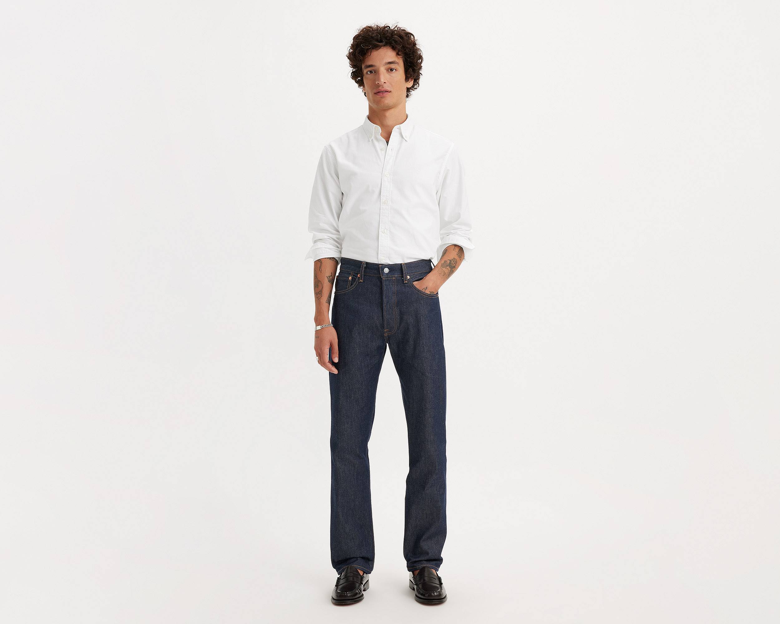 Rigid Blue Shrink to Fit 501® Jeans for Men | Levi's®