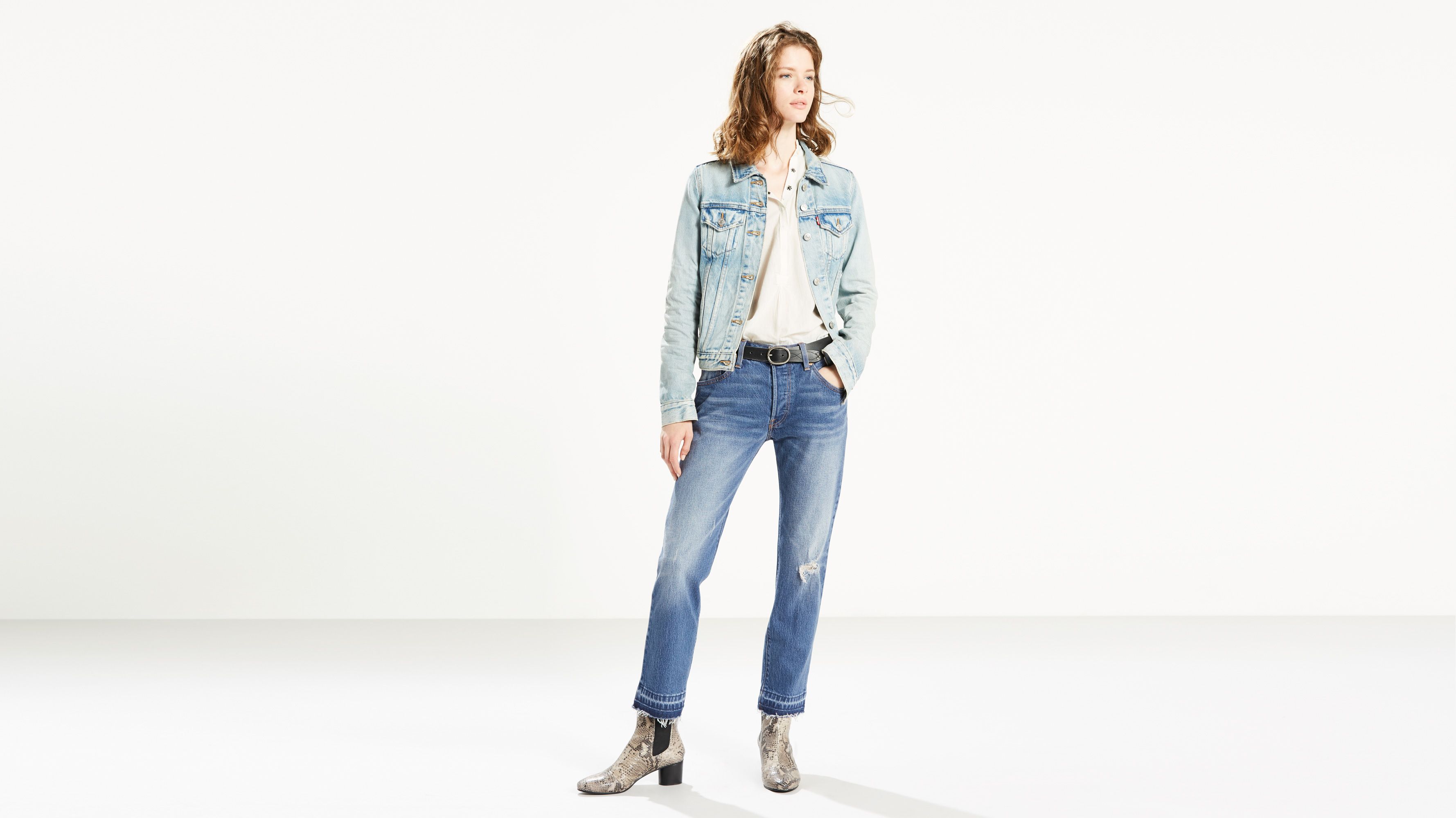 501® Stretch Jeans for Women | Wear & Tear |Levi's® United States (US)