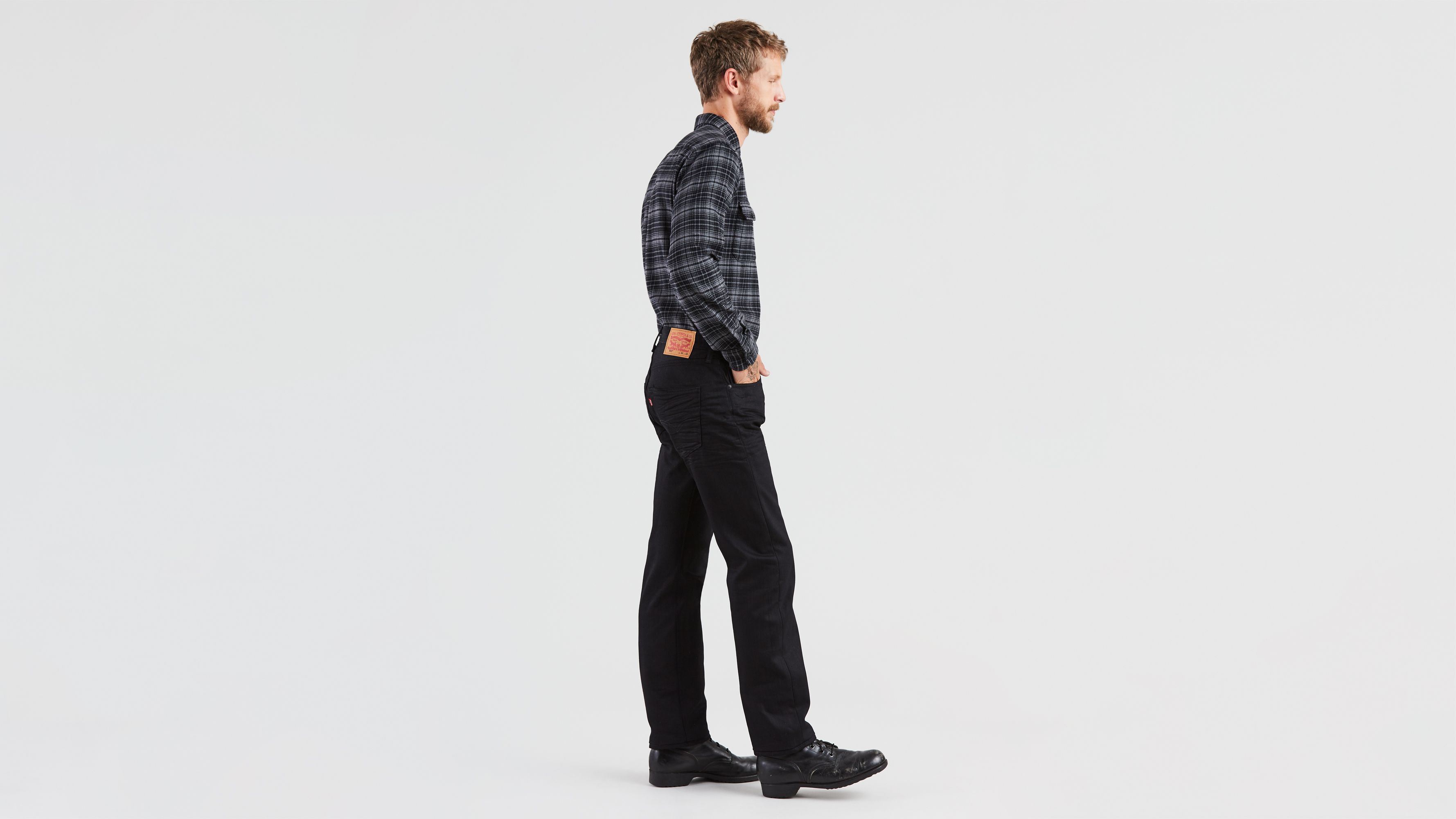 levis 501 polished black