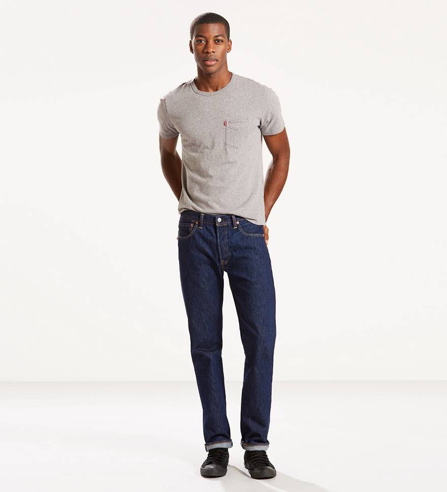 Levi's® Made In The Usa 501® Original Fit Men's Jeans - Dark Wash ...