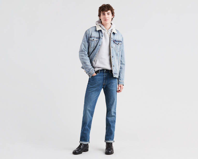 501® Original Fit Stretch Jeans - Medium Wash | Levi's® US
