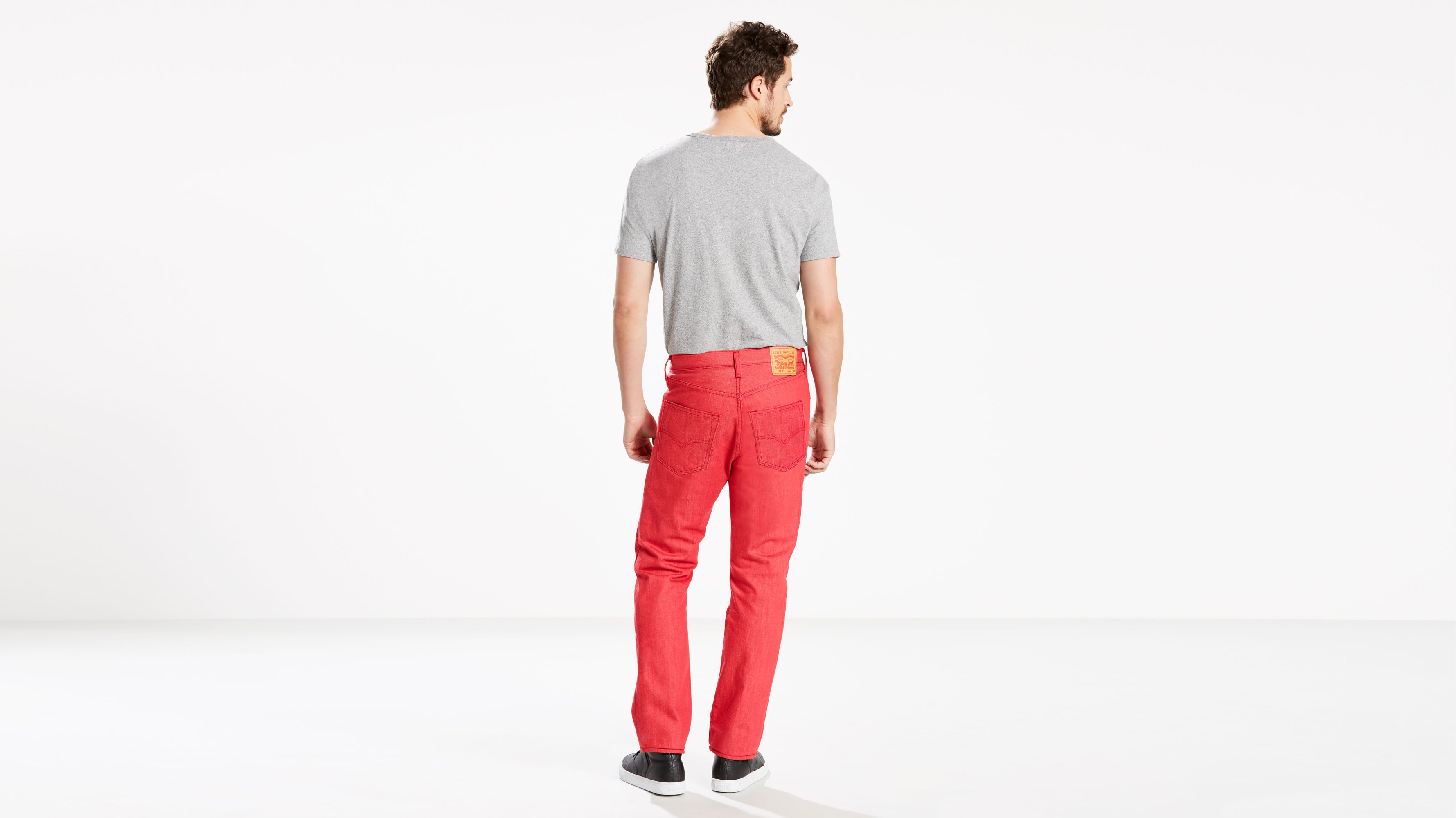 501® Original Fit Men's Jeans - Red | Levi's® US