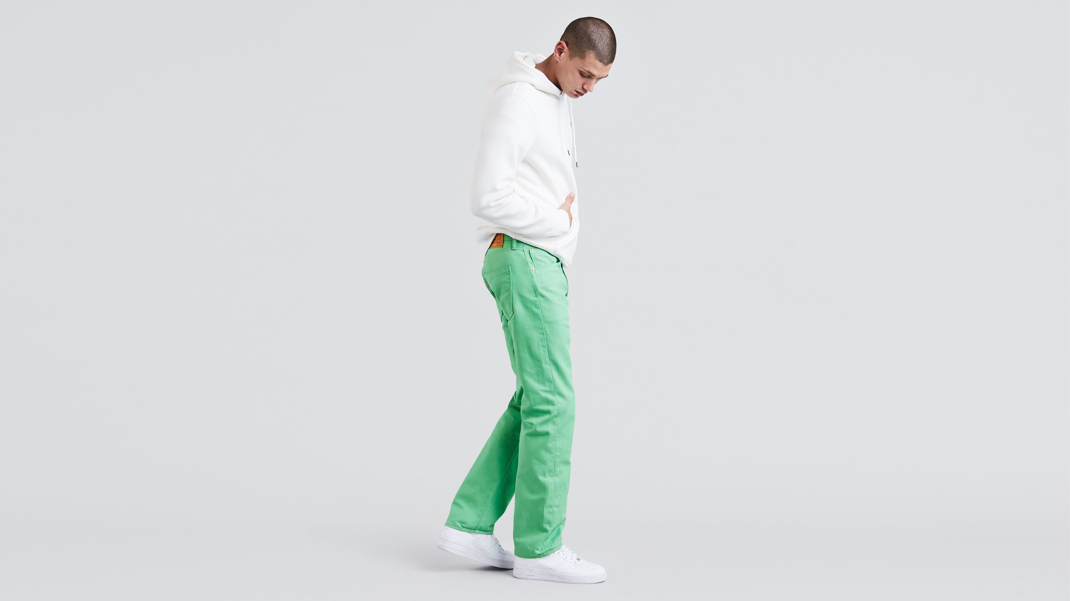 501® Original Shrink-to-fit™ Men's Jeans - Green | Levi's® US