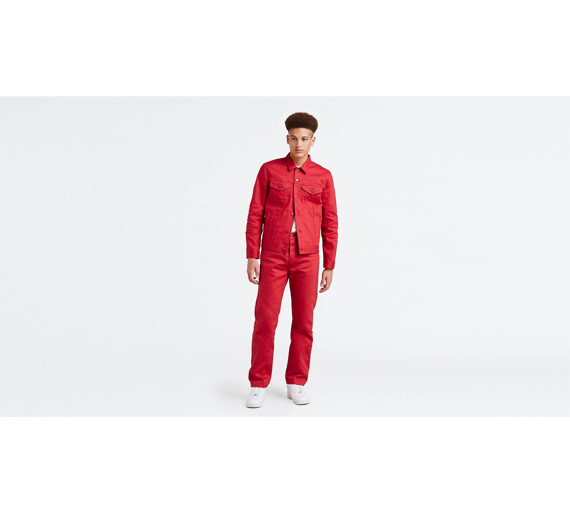 Total Postkort Koge 501® Original Shrink-to-fit™ Men's Jeans - Red | Levi's® US