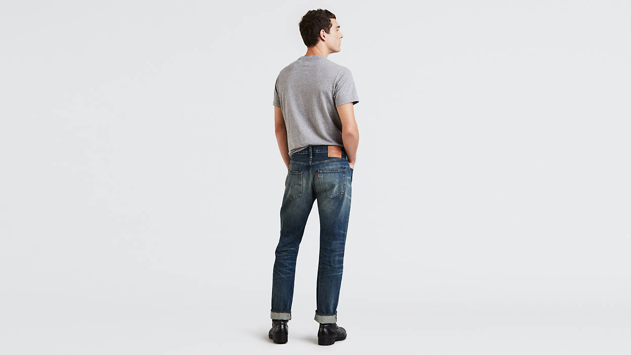 501® Original Fit Selvedge Stretch Men's Jeans - Medium Wash | Levi's® US