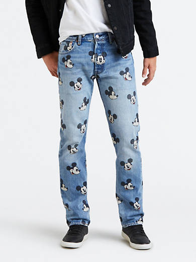 Levi's® X Disney Mickey Mouse 501® Original Fit Men's Jeans - Medium Wash |  Levi's® US
