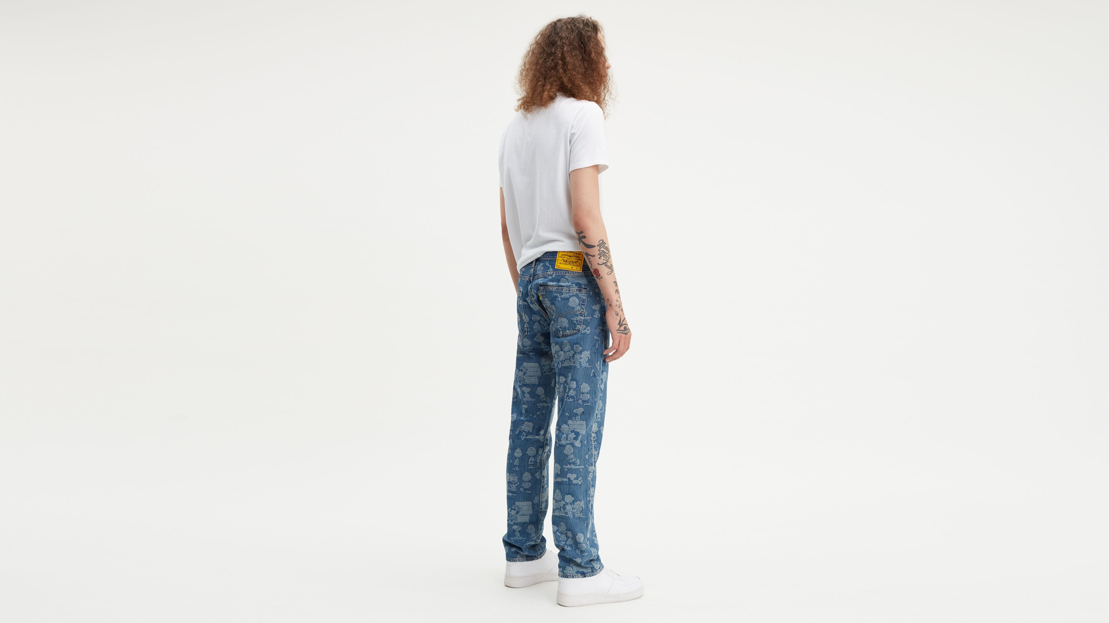 Levi's® X Peanuts 501® Original Fit Stretch Men's Jeans - Medium Wash |  Levi's® US