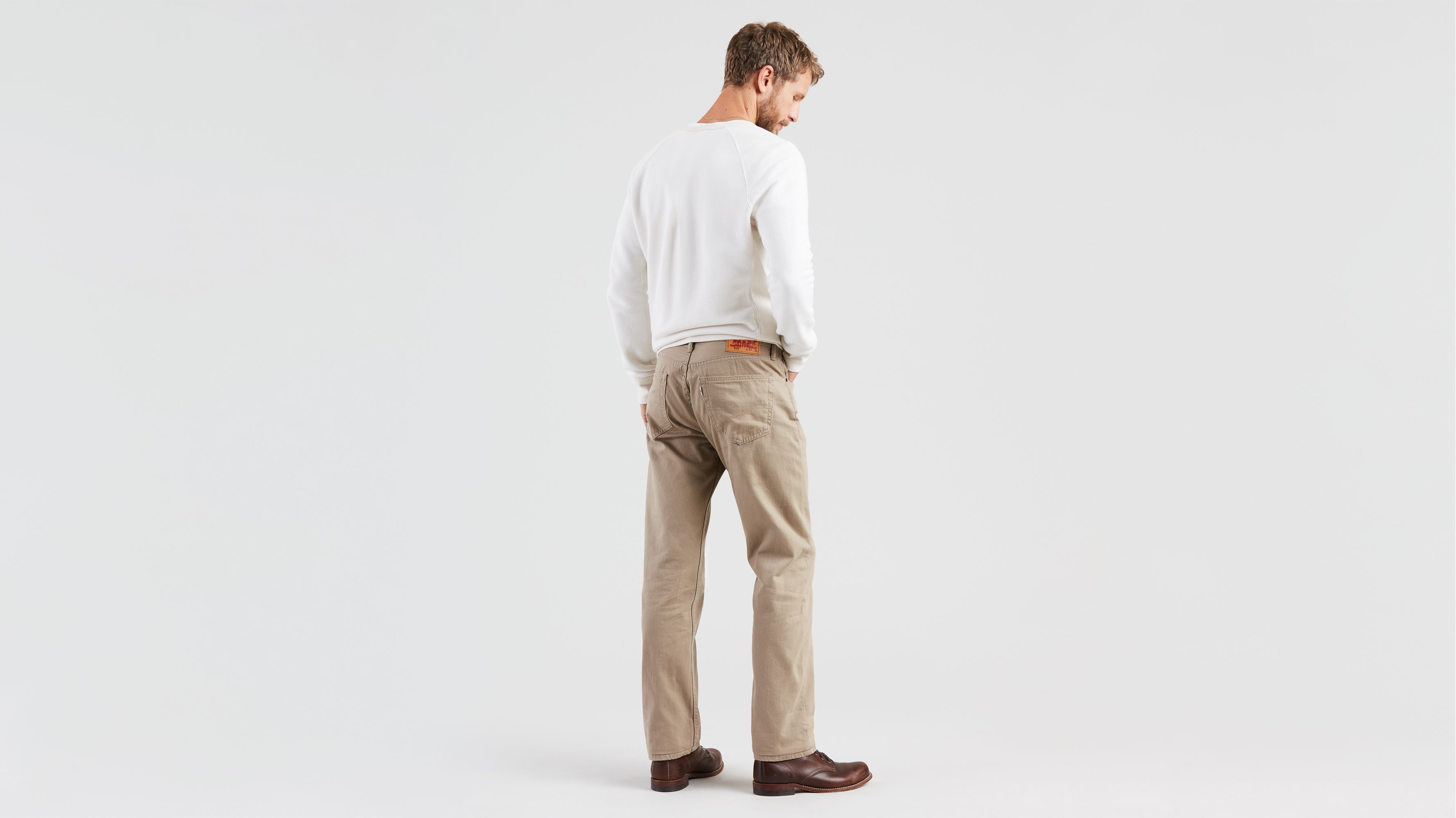 Mens khaki hot sale levis