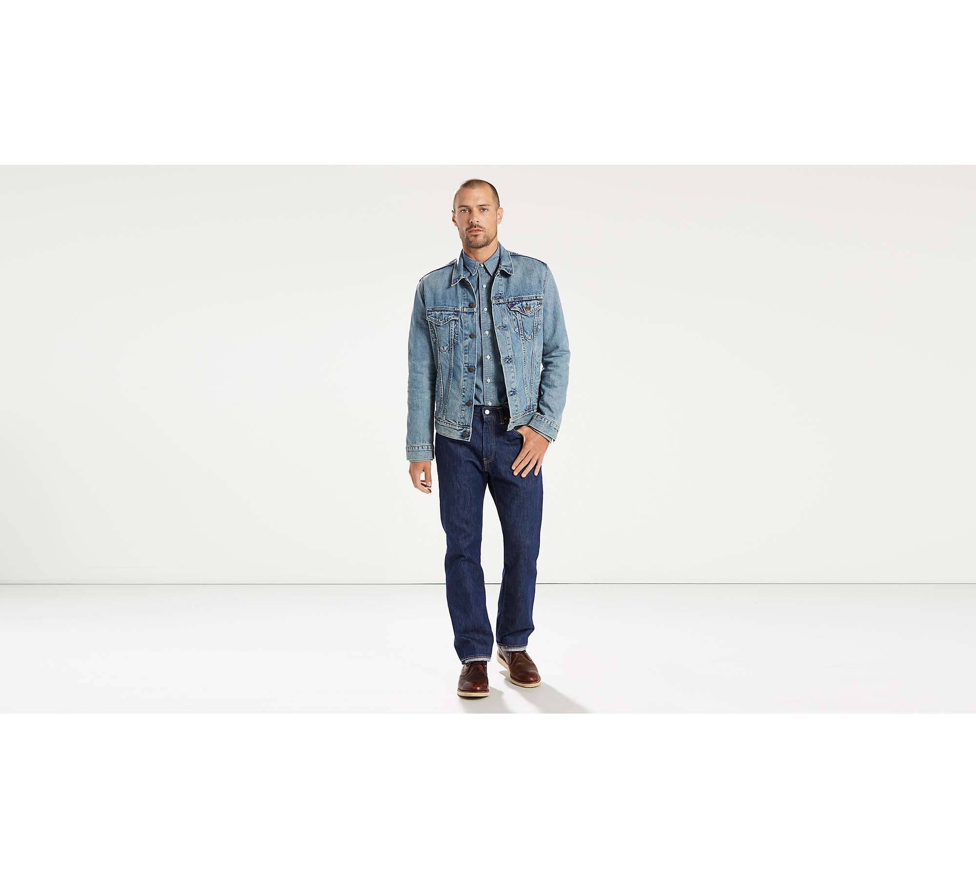 konto hvis du kan Stratford på Avon Levi's® Made In The Usa 505™ Regular Fit Men's Jeans - Dark Wash | Levi's®  US