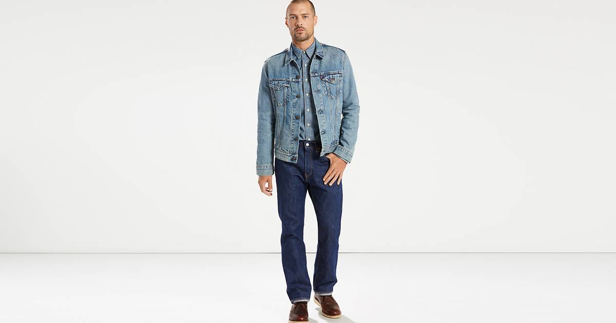 Levi's® Made In The Usa 505™ Regular Fit Men's Jeans - Dark Wash | Levi ...
