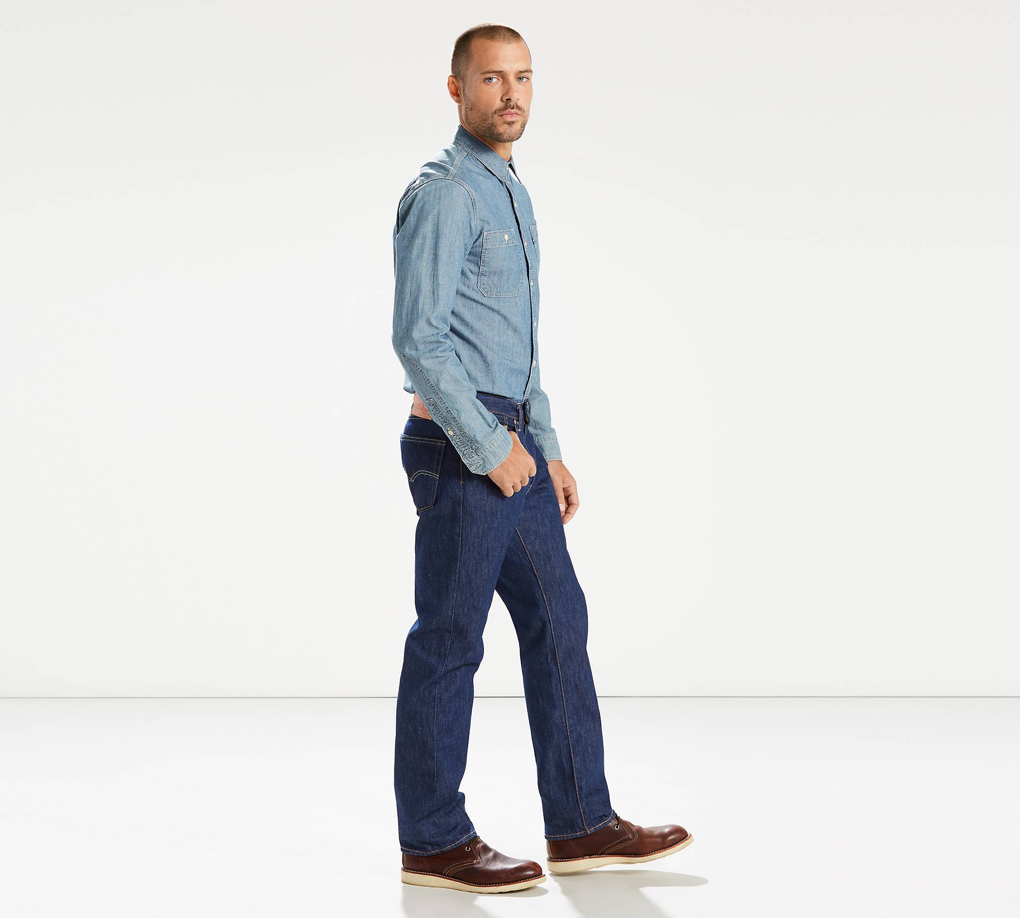 Levi's® Made In The Usa 505™ Regular Fit Men's Jeans - Dark Wash | Levi ...