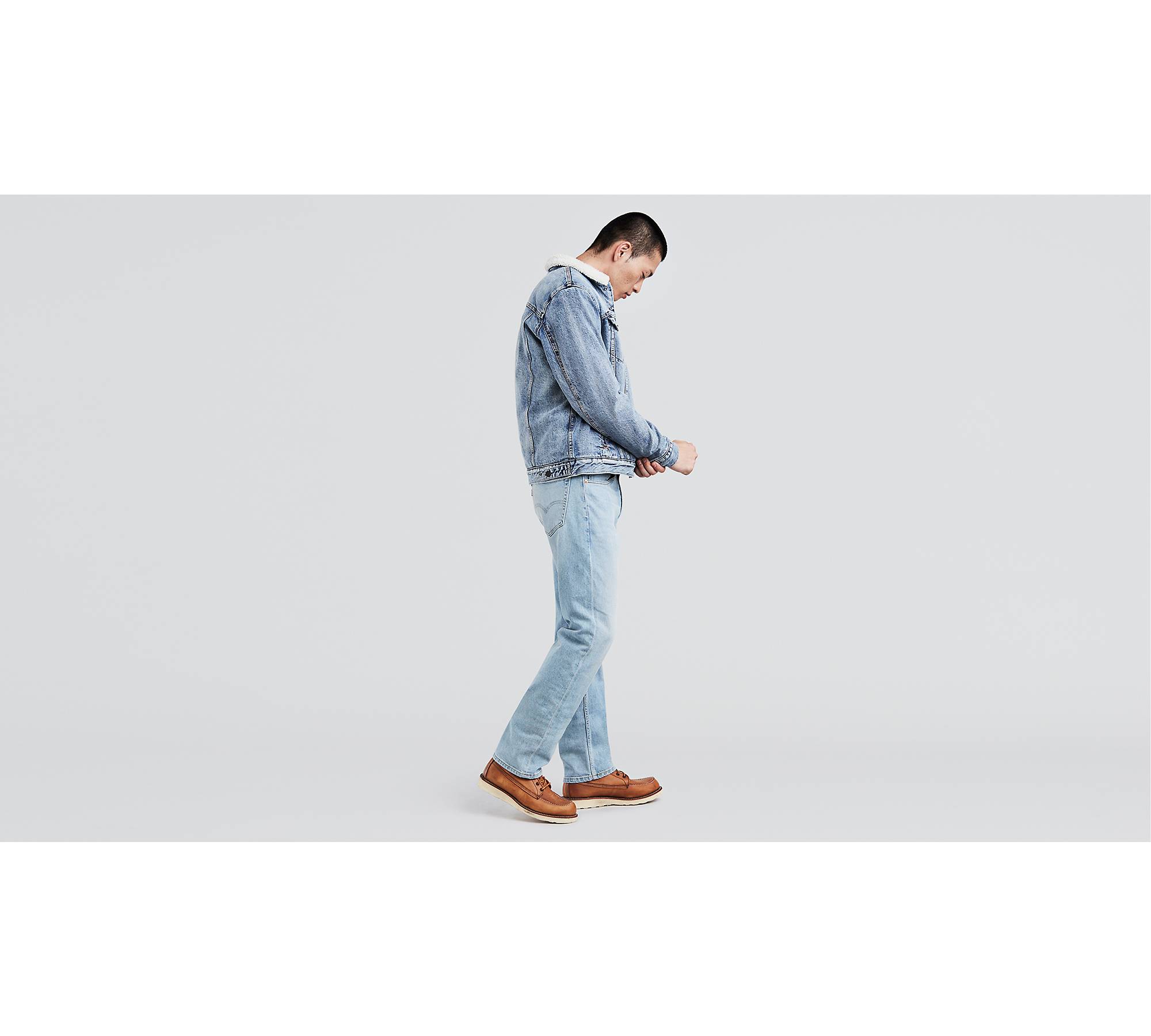 505™ Regular Fit Stretch Jeans - Light Wash | Levi's® US