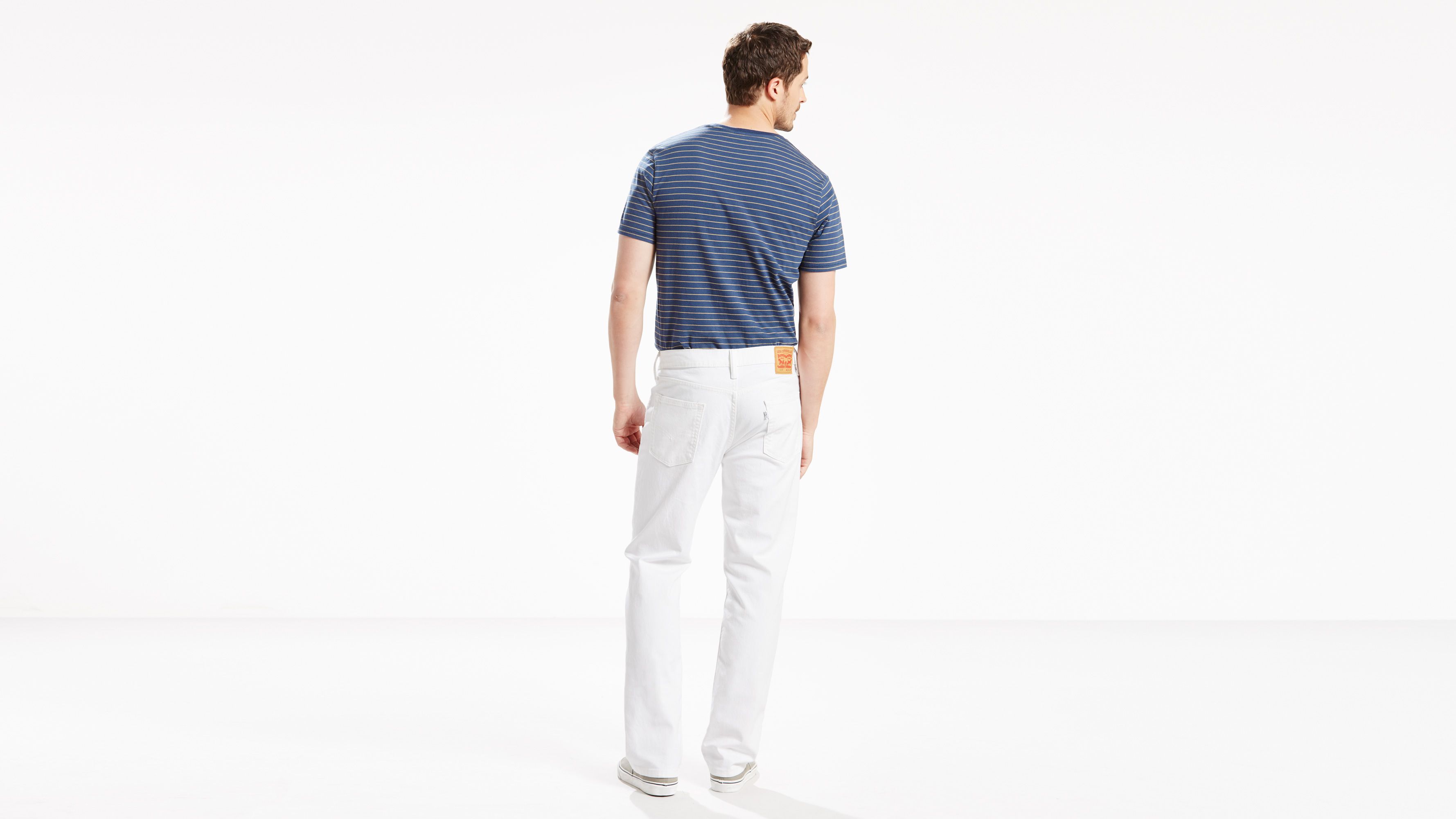 Grabar Ceniza Oficiales 514™ Straight Fit Men's Jeans - White | Levi's® US