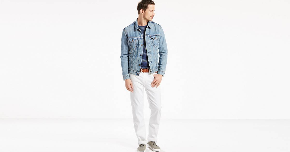514™ Straight Fit Men's Jeans - White | Levi's® US