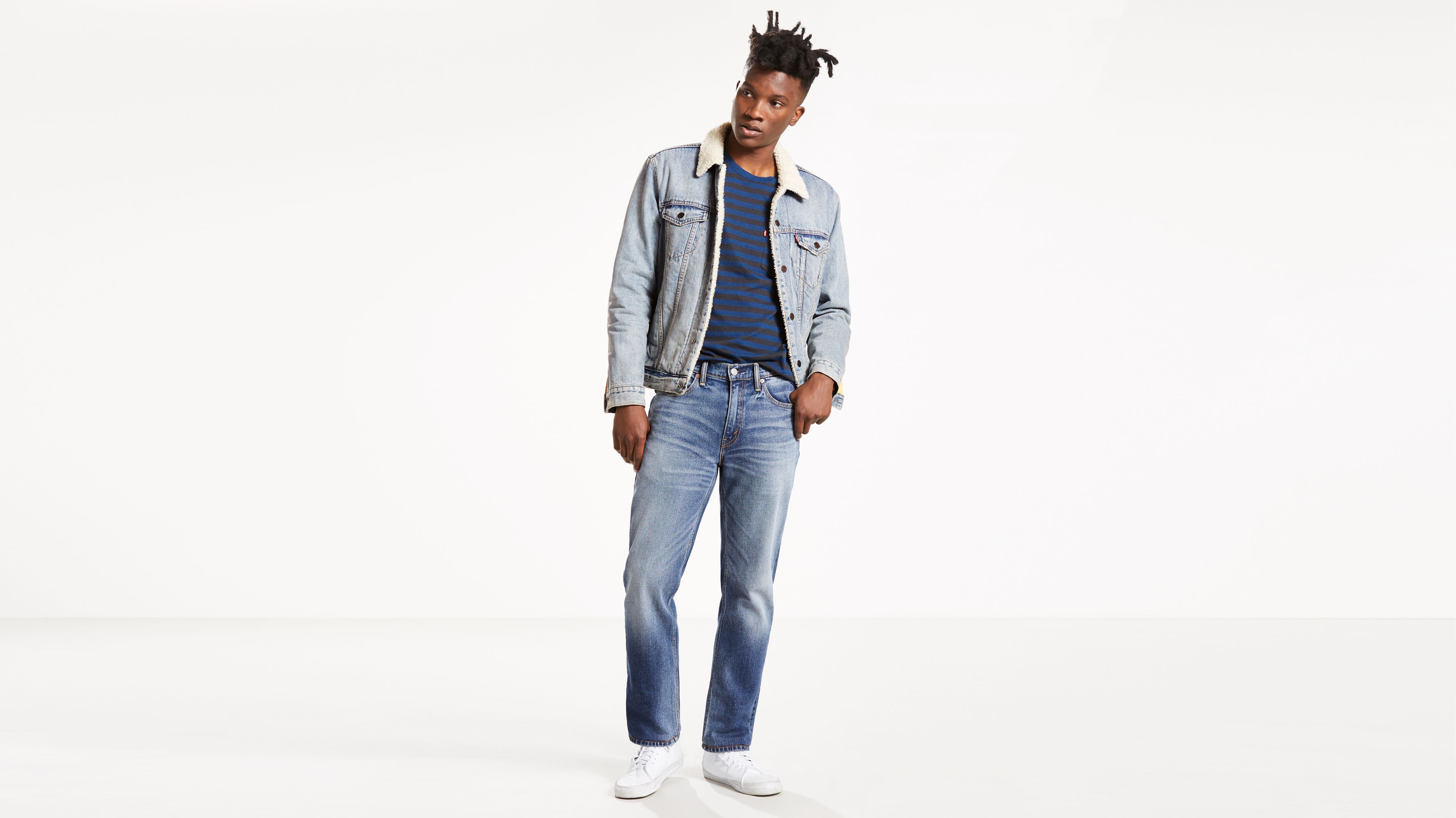 Jean levis homme coupe droite hot sale