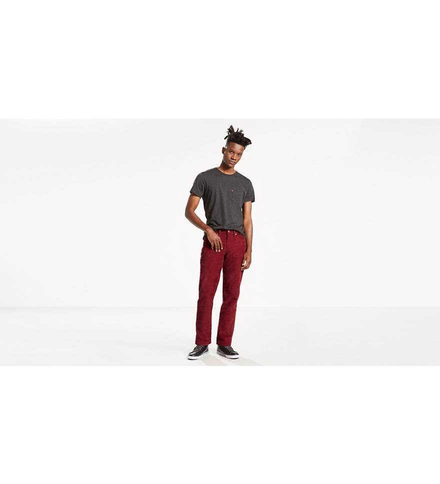 514™ Straight Fit Corduroy Pants - Red