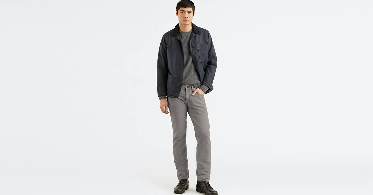 514™ Straight Fit Corduroy Pants - Grey | Levi's® US