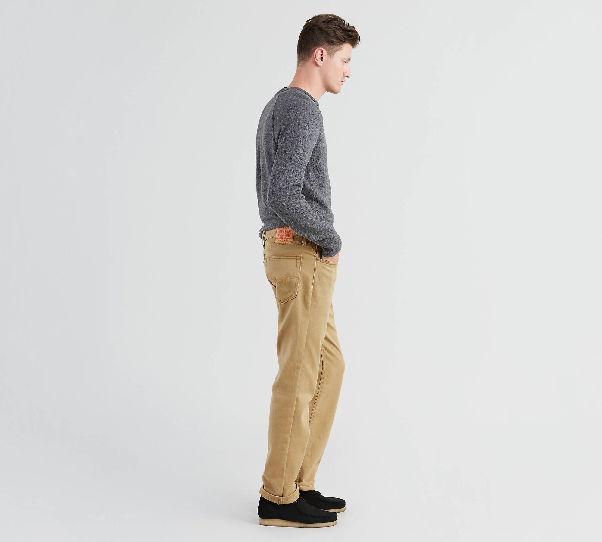 Twill 514™ Straight Fit Men's Jeans - Brown | Levi's® US