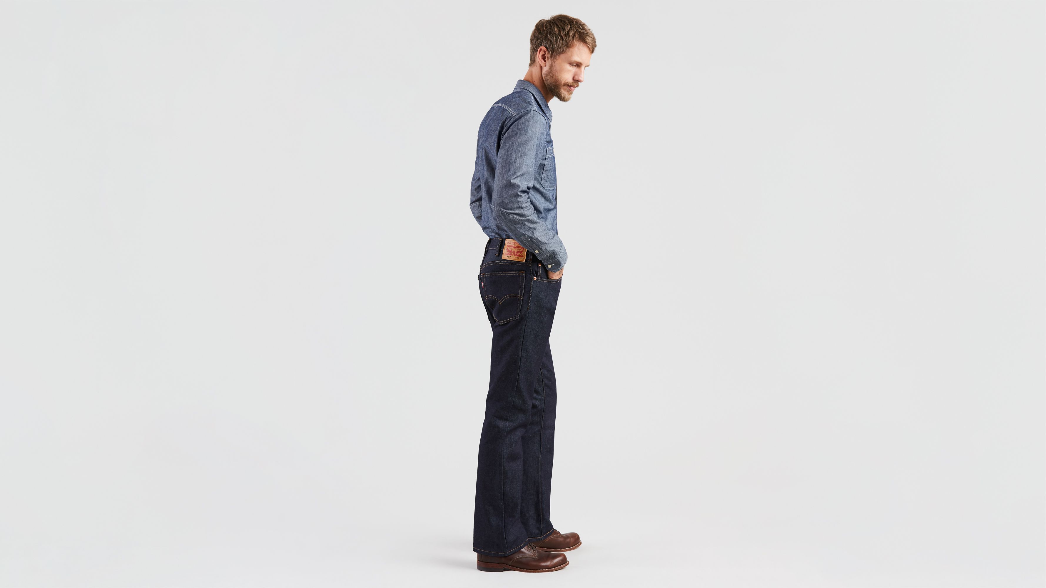 517™ Boot Cut Men's Jeans - Dark Wash 