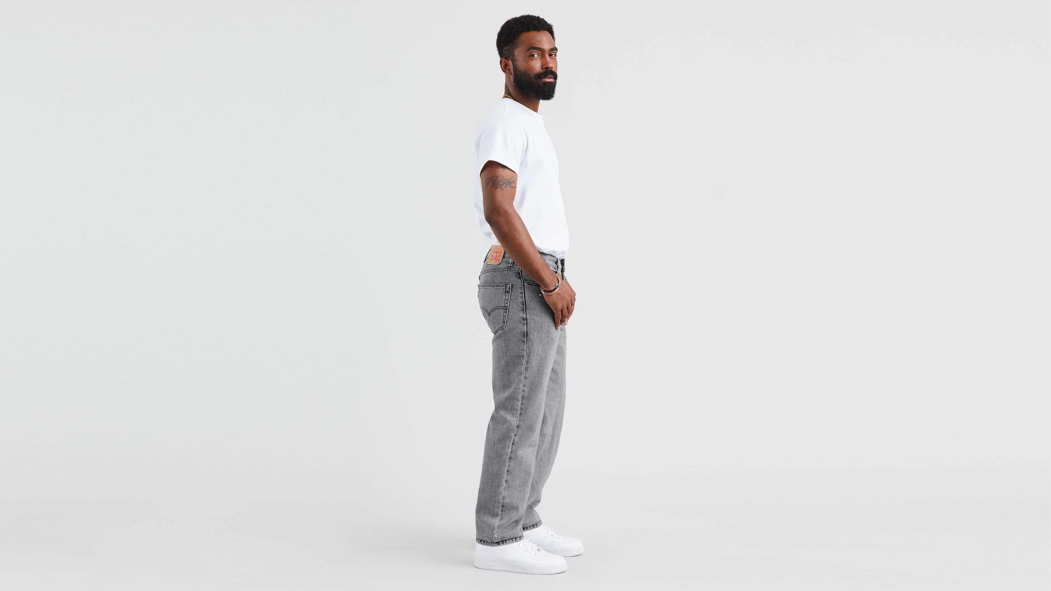 550™ Relaxed Fit Men's Jeans - Grey | Levi's® US