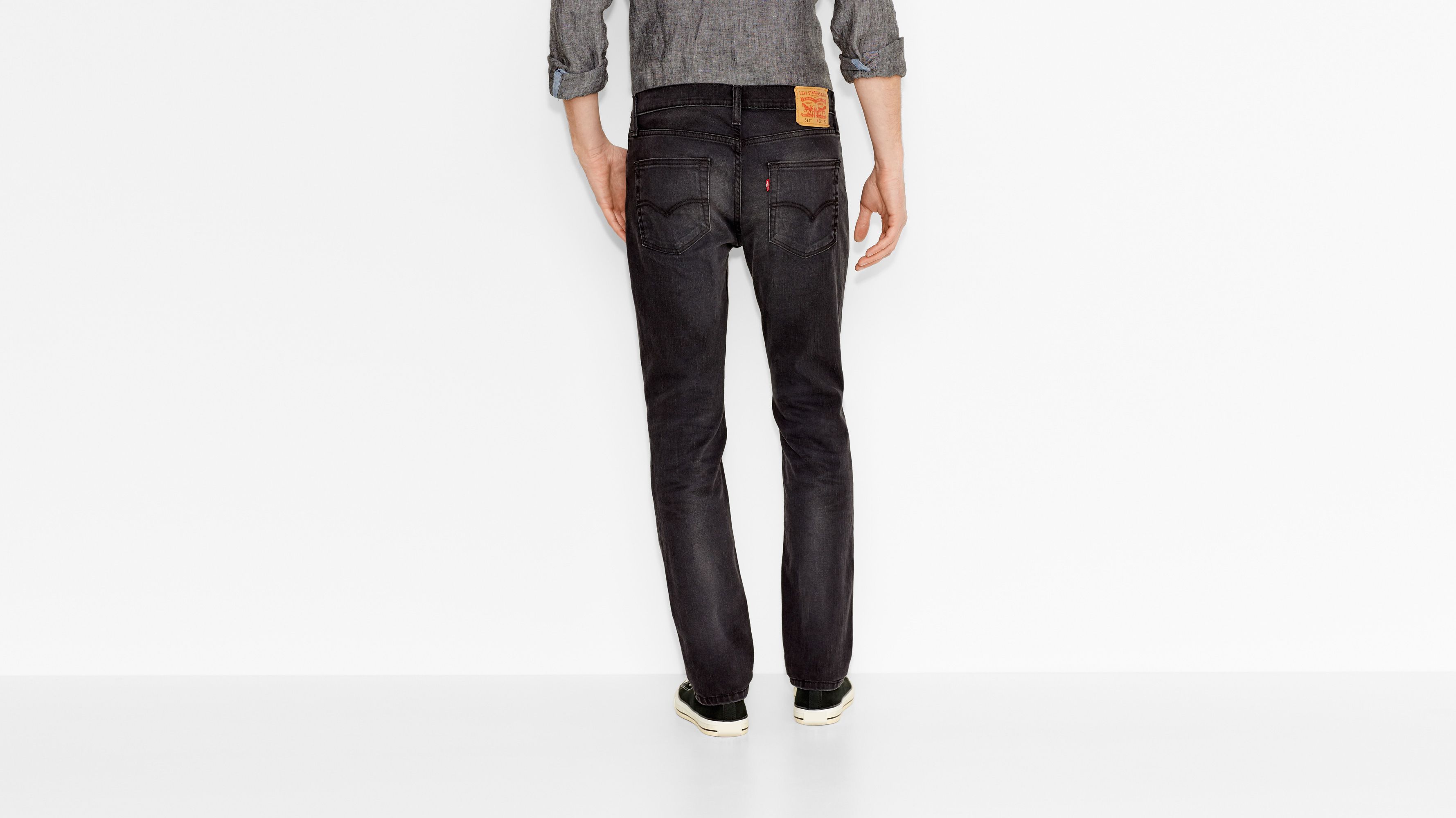 Levis 511 black store mens jeans