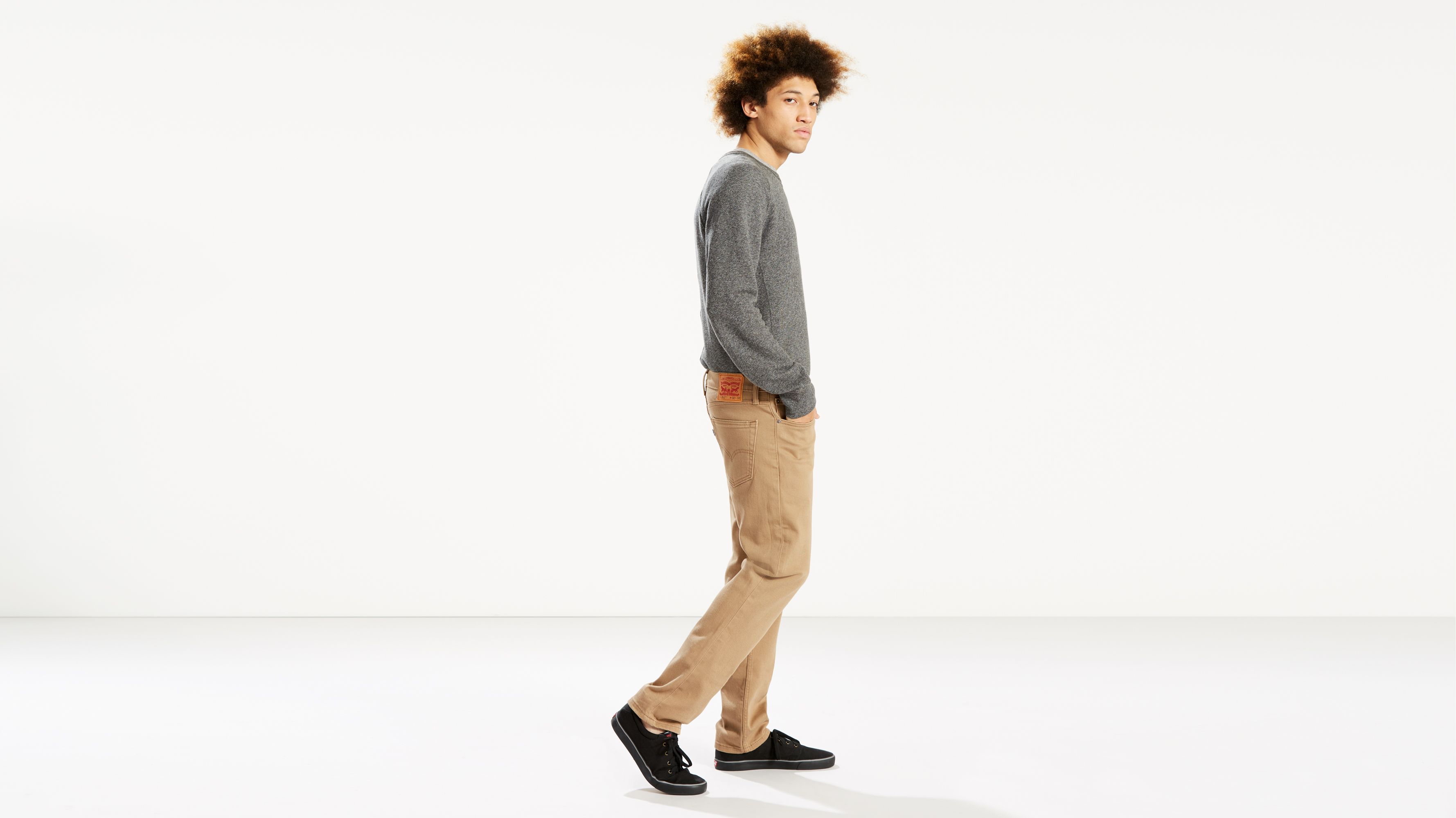 511™ Slim Fit Men's Jeans - Khaki | Levi's® US
