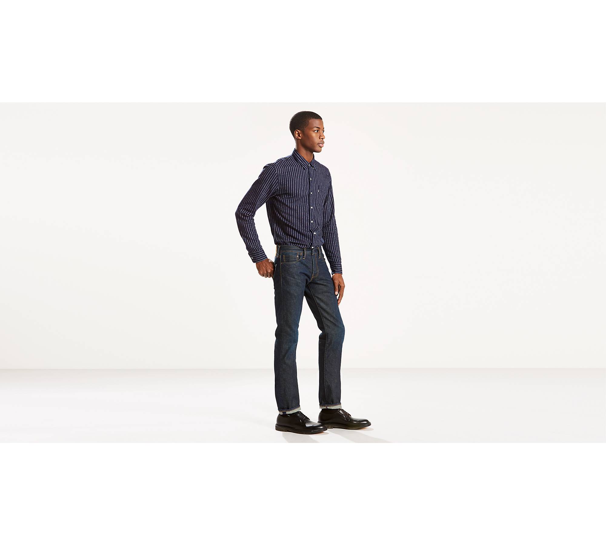 Levi's® Made In The Usa 511™ Slim Fit Selvedge Men's Jeans - Dark Wash ...