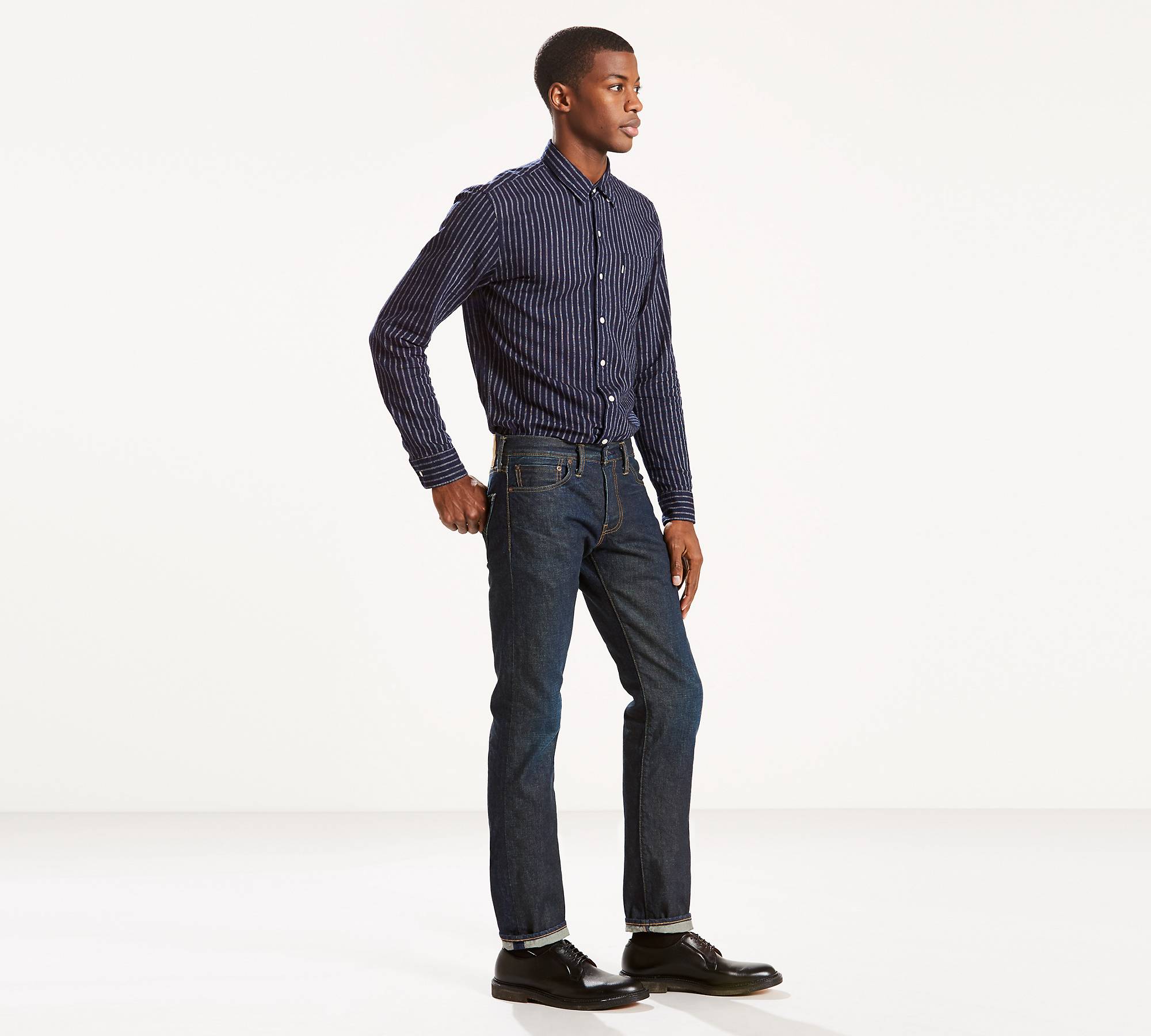 Levi's® Made In The Usa 511™ Slim Fit Selvedge Men's Jeans - Dark Wash ...