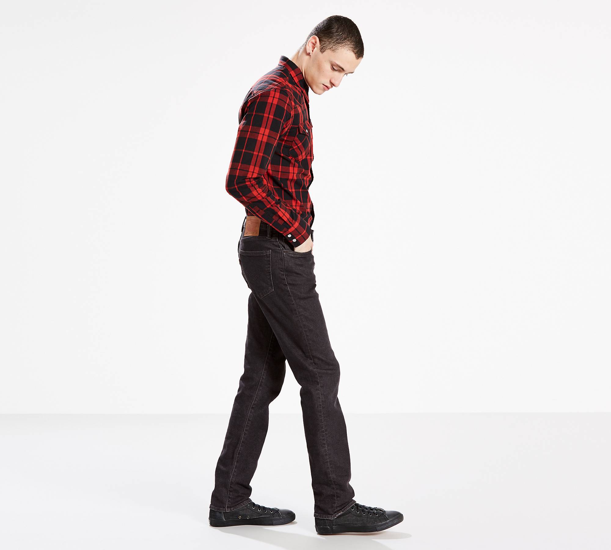 511™ Slim Fit Stretch Jeans - Black | Levi's® CA