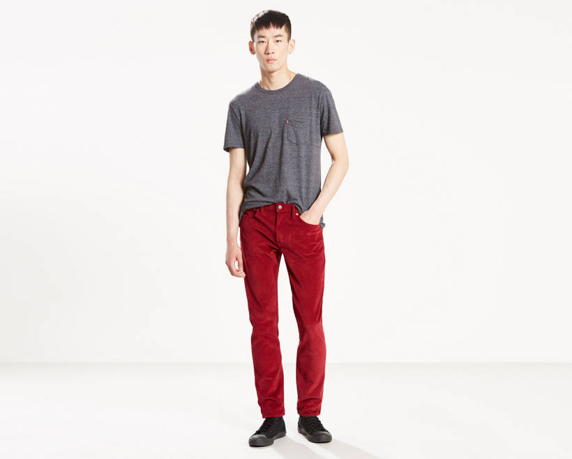 511™ Slim Fit Corduroy Pants - Red | Levi's® US
