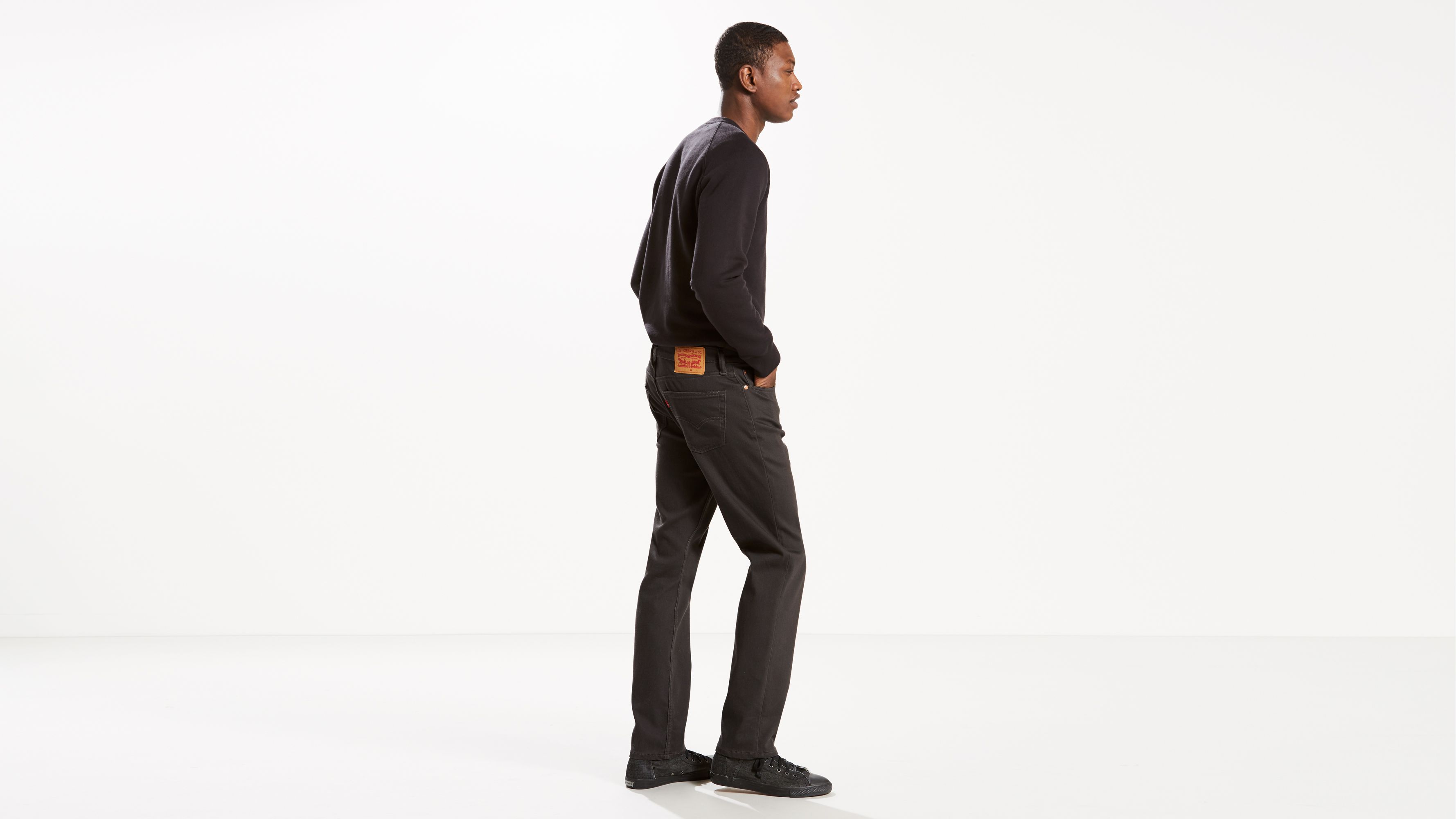 511™ Slim Fit Brushed Twill Pants - Grey | Levi's® CA