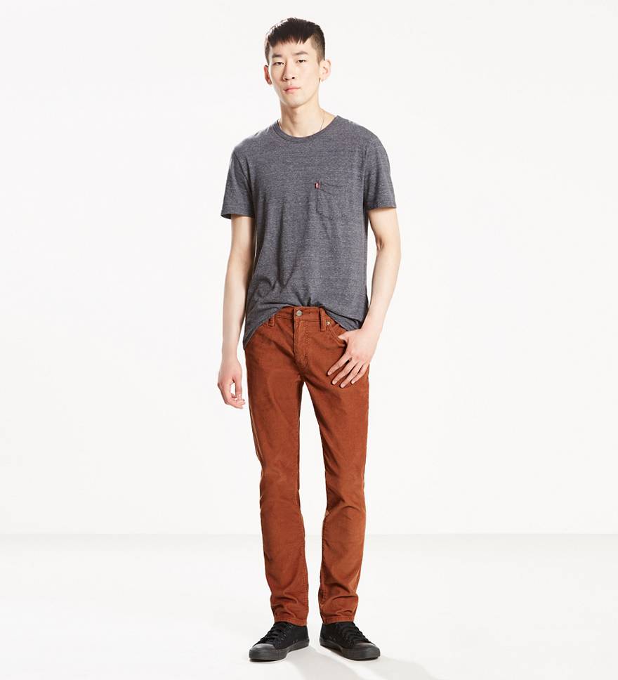 511™ Slim Fit Corduroy Pants - Brown | Levi's® CA