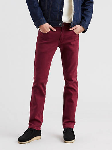 511™ Slim Fit Men's Jeans - Red | Levi's® US