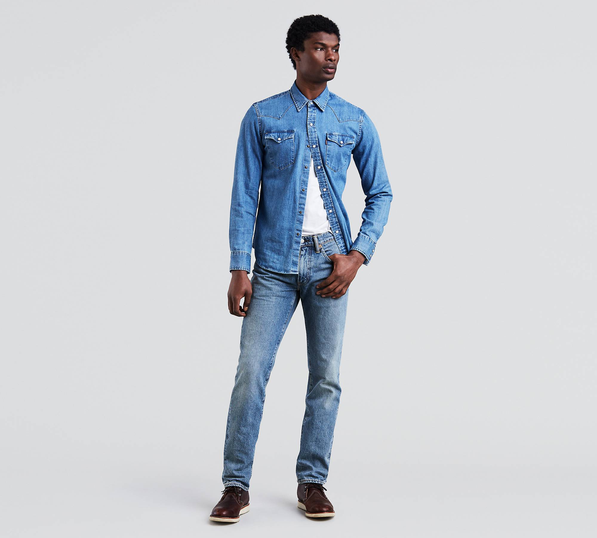 511™ Slim Fit Stretch Jeans - Blue | Levi's® CA