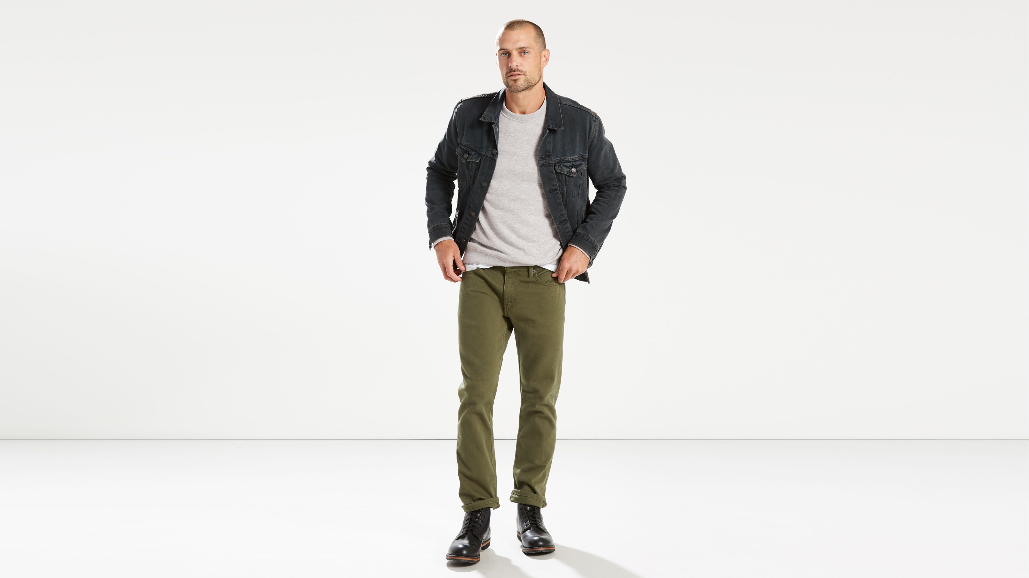 511™ Slim Fit Men's Jeans - Green | Levi's® US