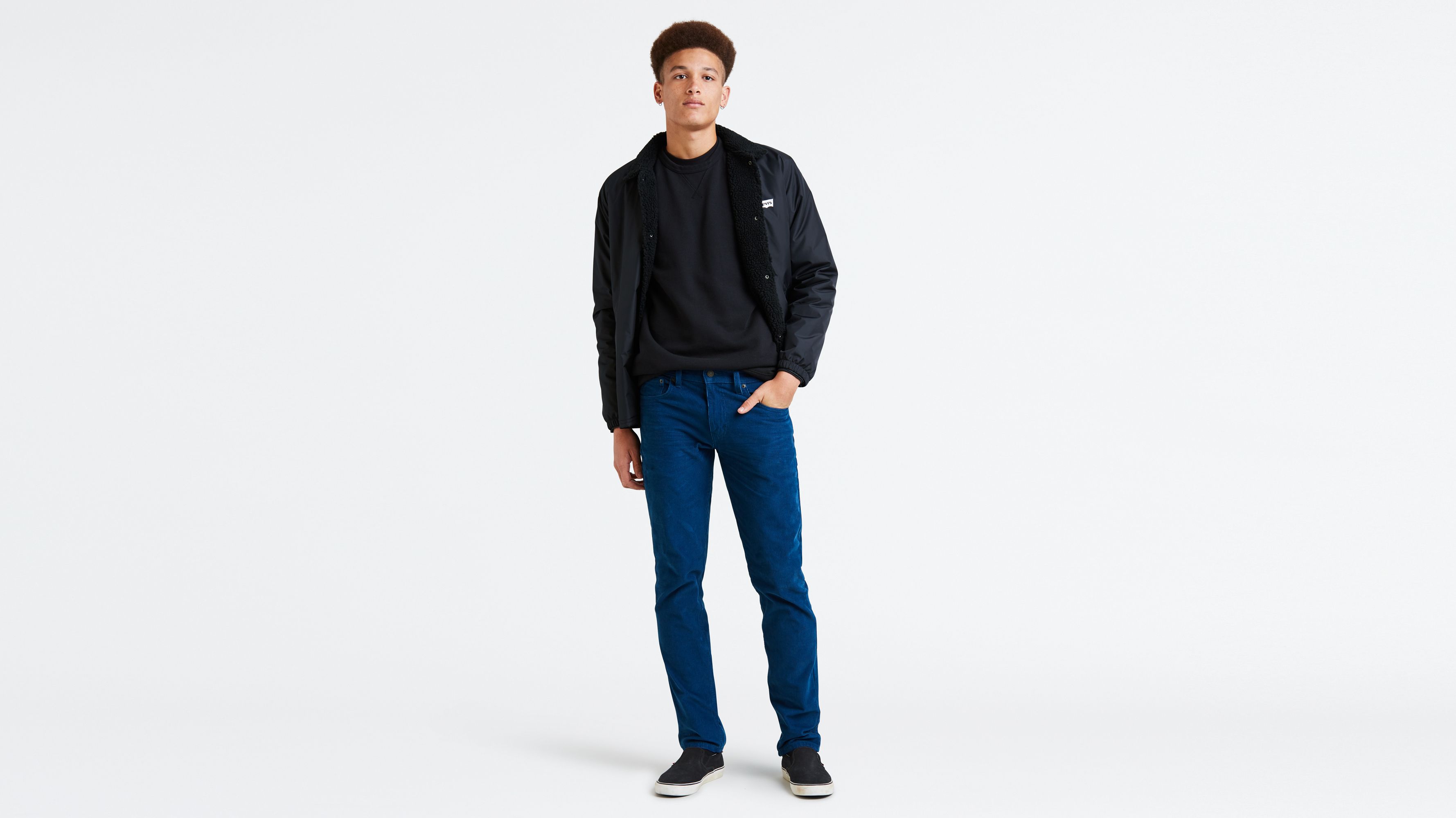 511™ Slim Fit Corduroy Pants - Blue | Levi's® US