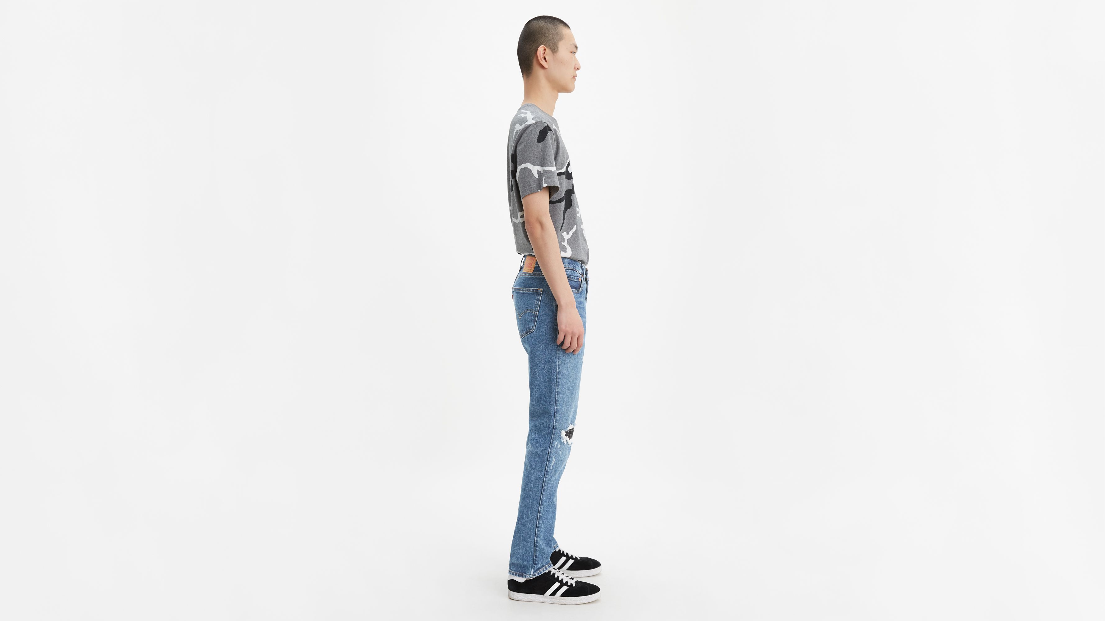 slim fit flannel jeans