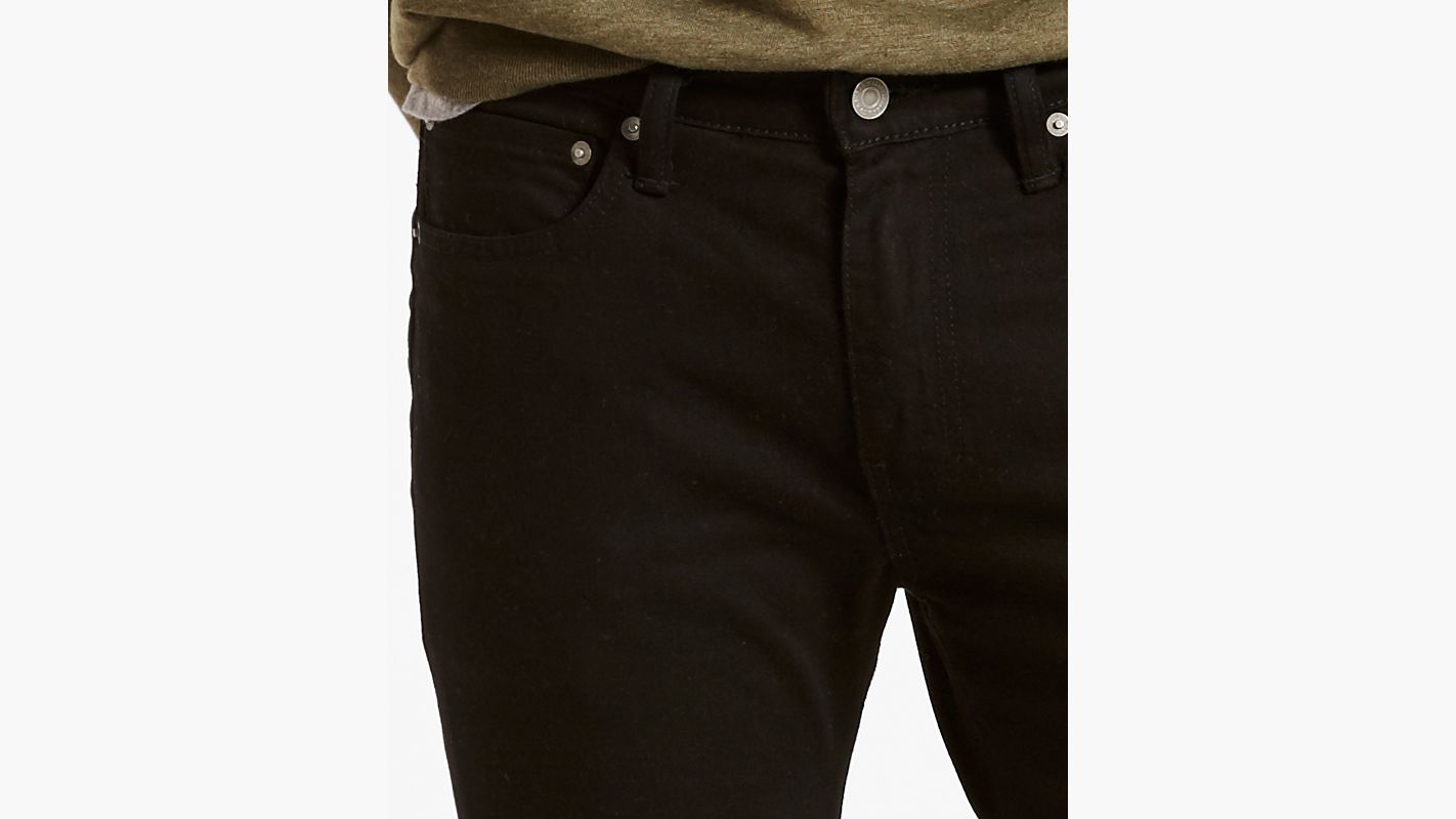 Levi skinny jeans mens black on sale